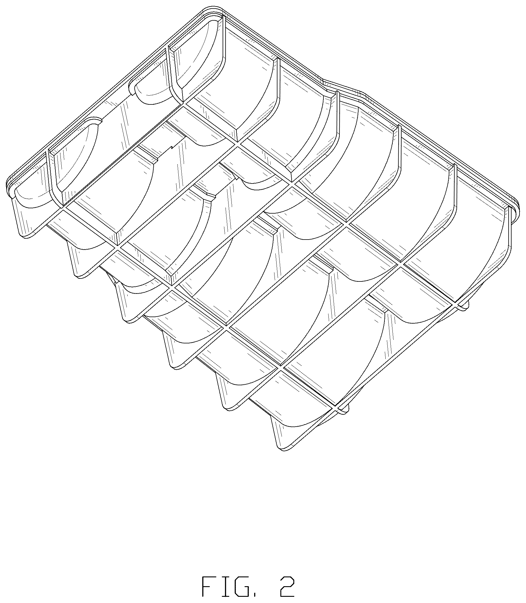 Patent USD1044888 Figure 2 – Ice tray for cup