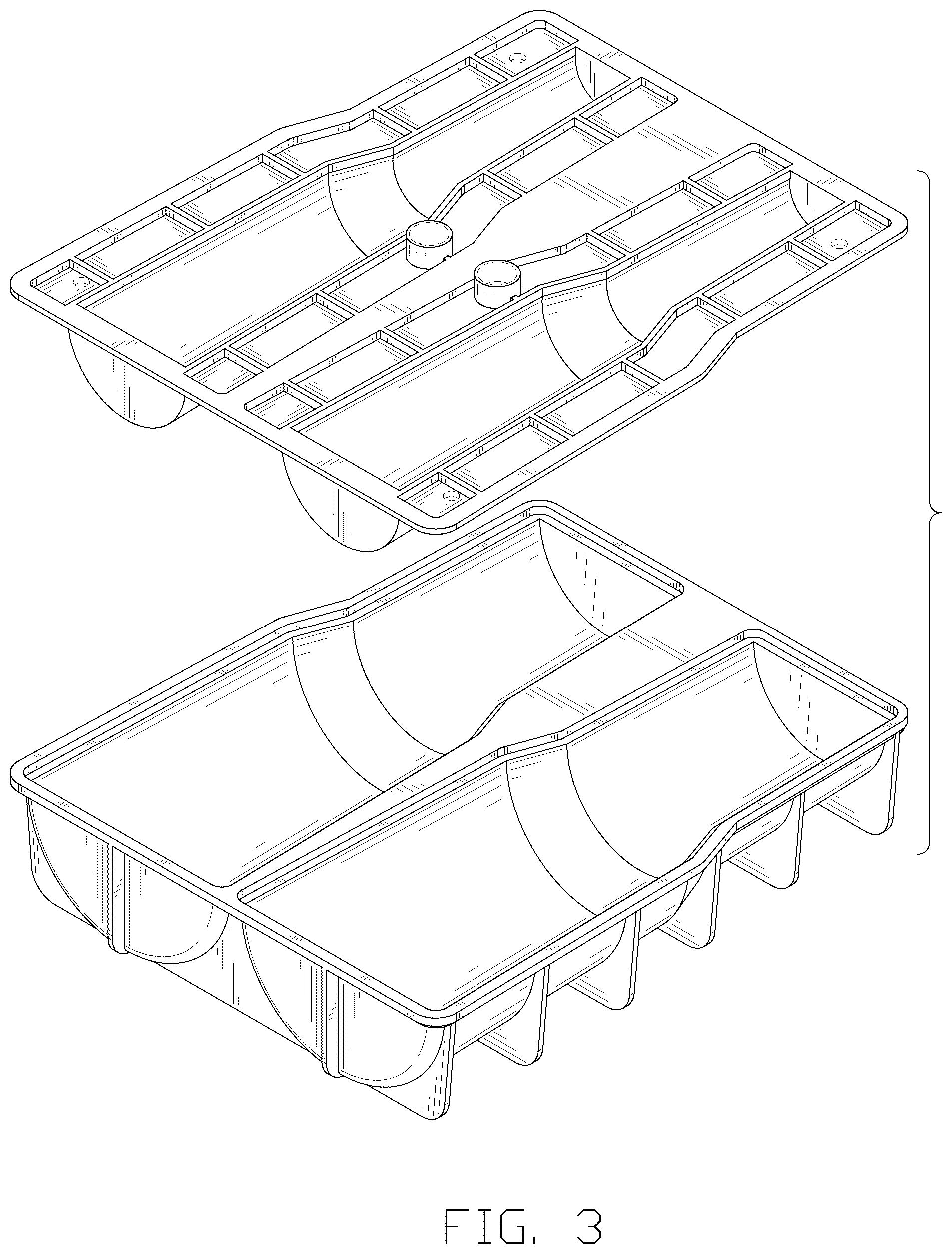 Patent USD1044888 Figure 3 – Ice tray for cup