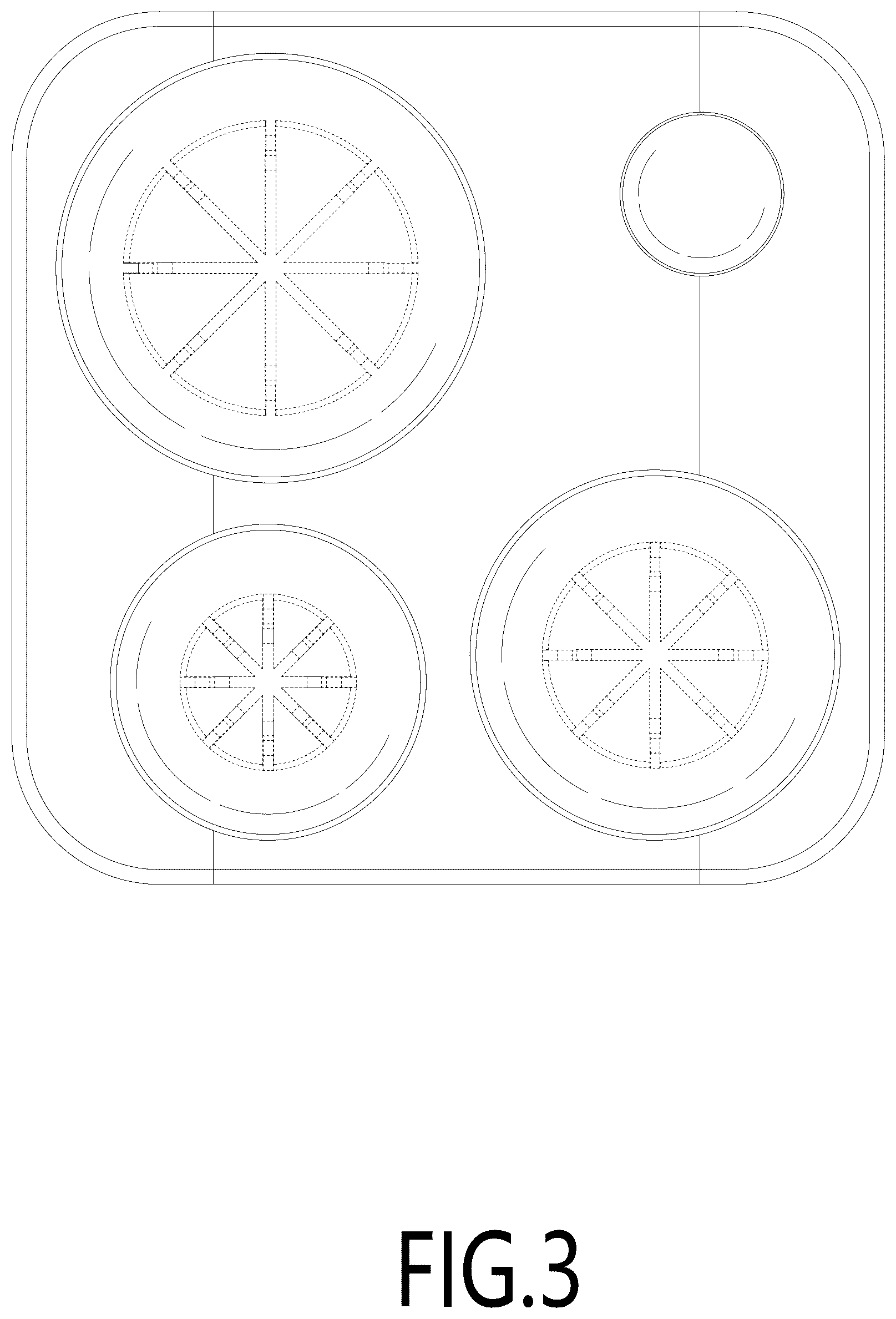 Patent USD1044889 Figure 3 – Ice grid