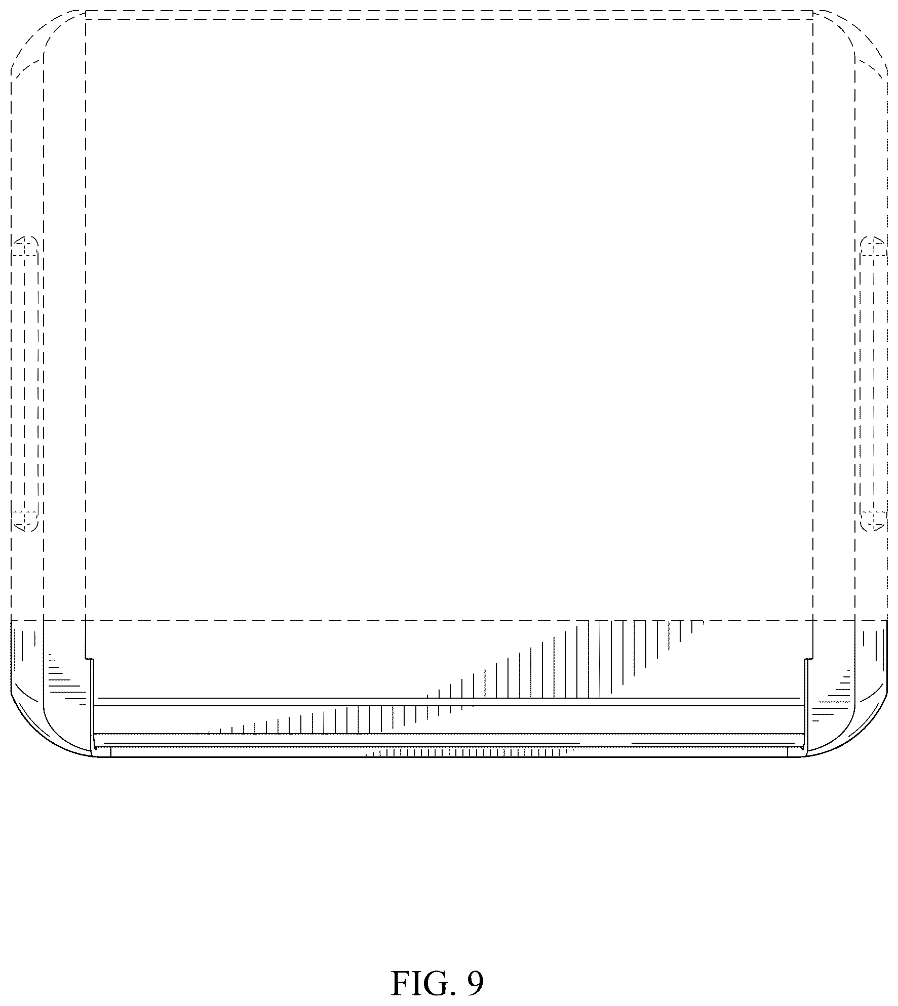 Patent USD1044890 Figure 9 – Inclined control panel for a three-dimensional printer