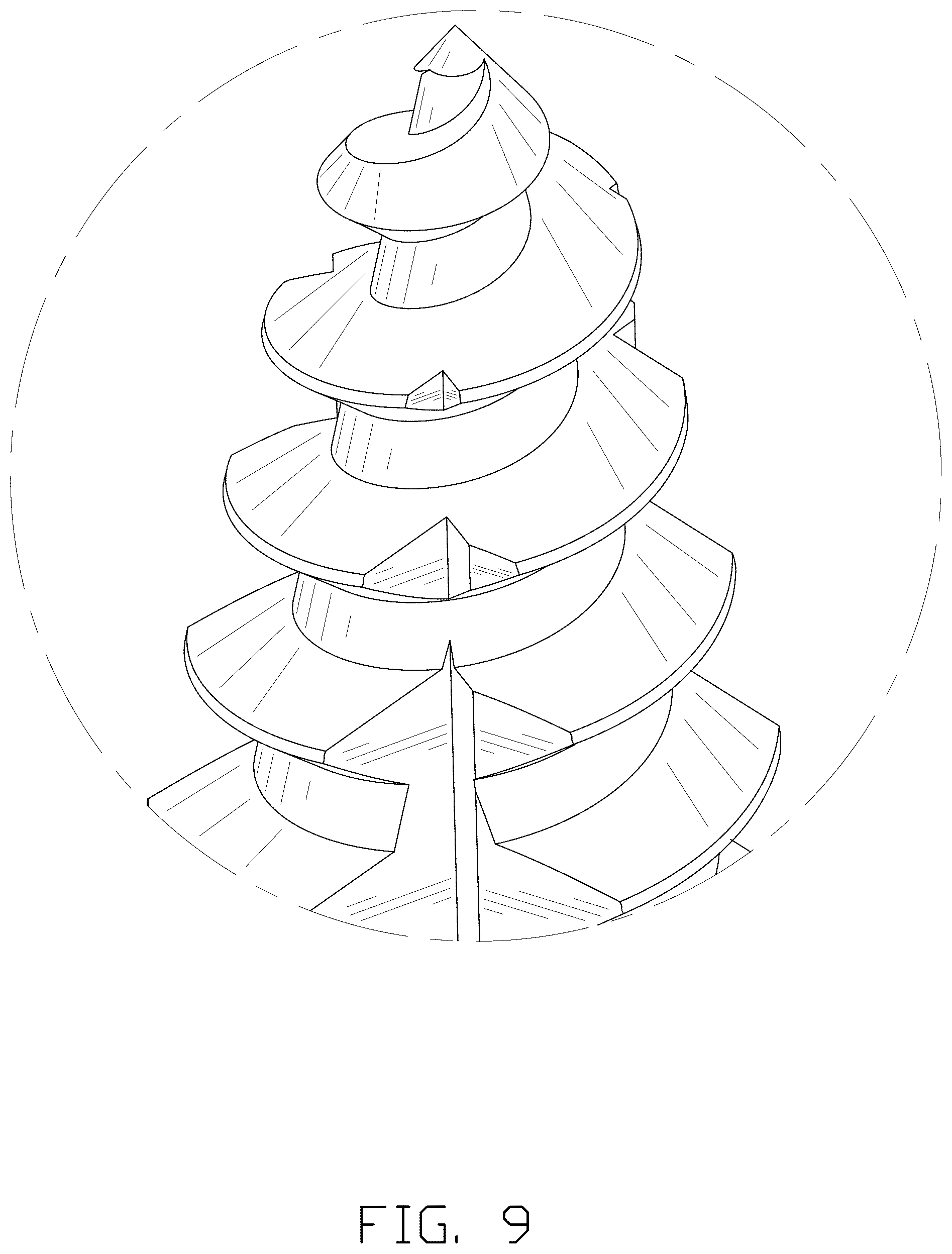 Patent USD1044893 Figure 9 – Spade drill bit