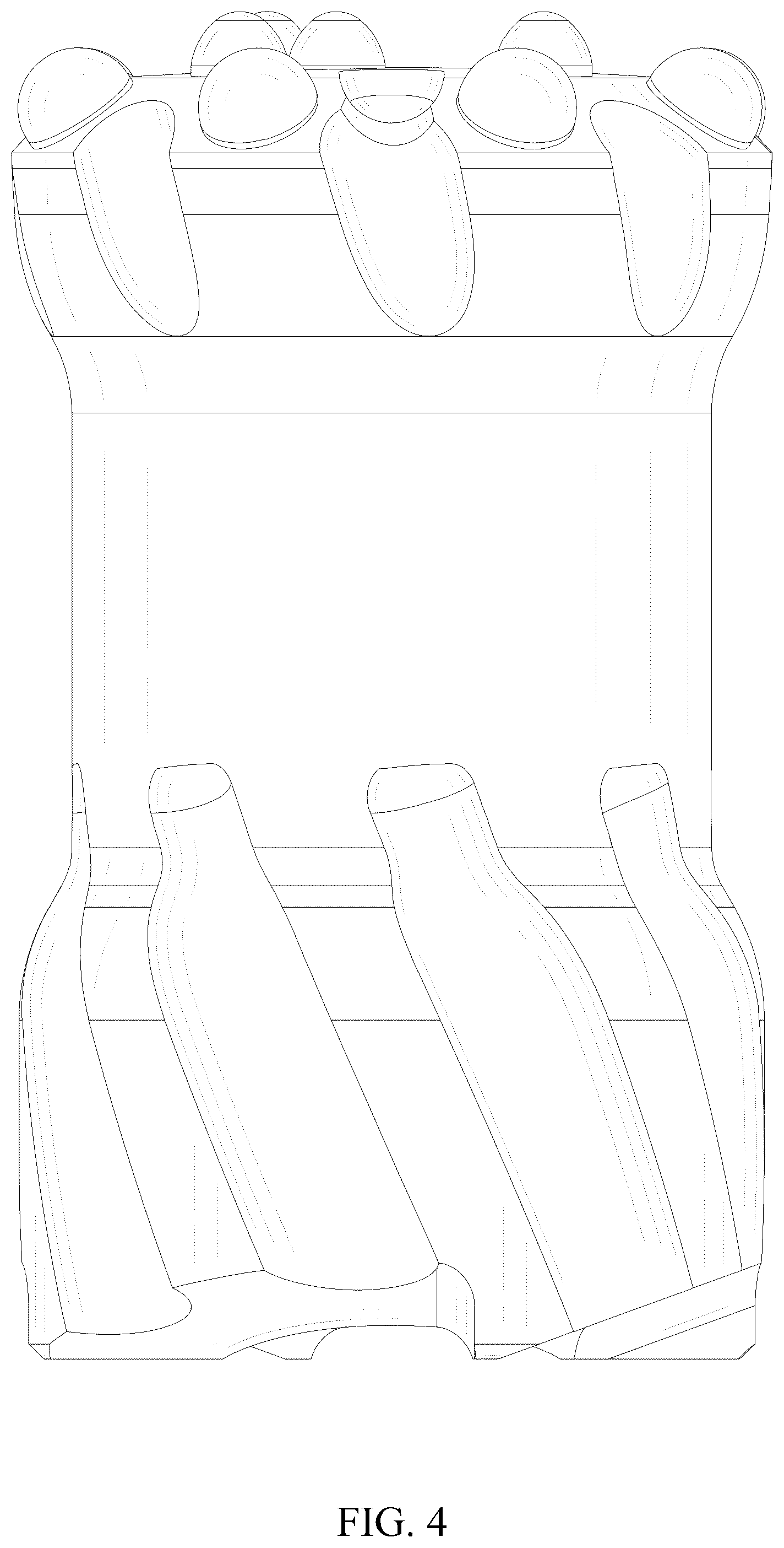 Patent USD1044894 Figure 4 – Button drill bit