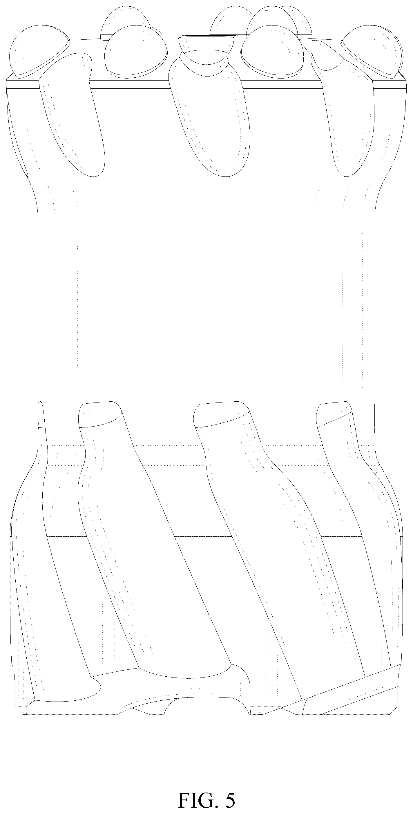 Patent USD1044894 Figure 5 – Button drill bit