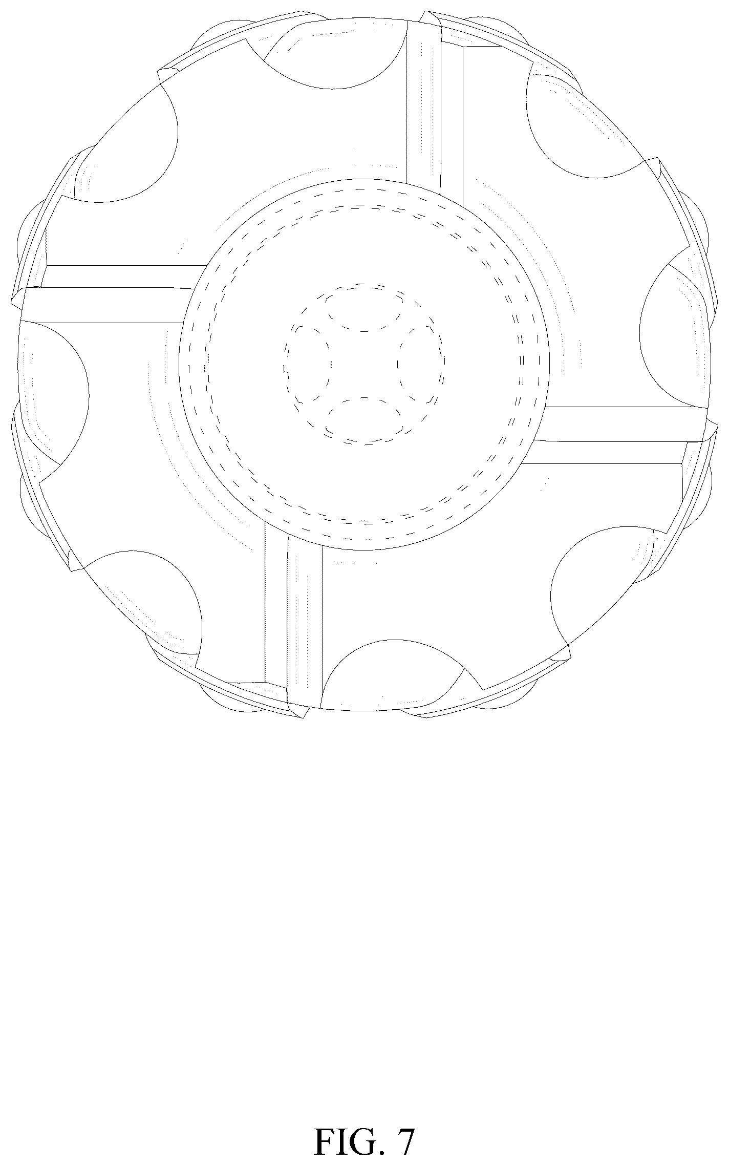 Patent USD1044894 Figure 7 – Button drill bit