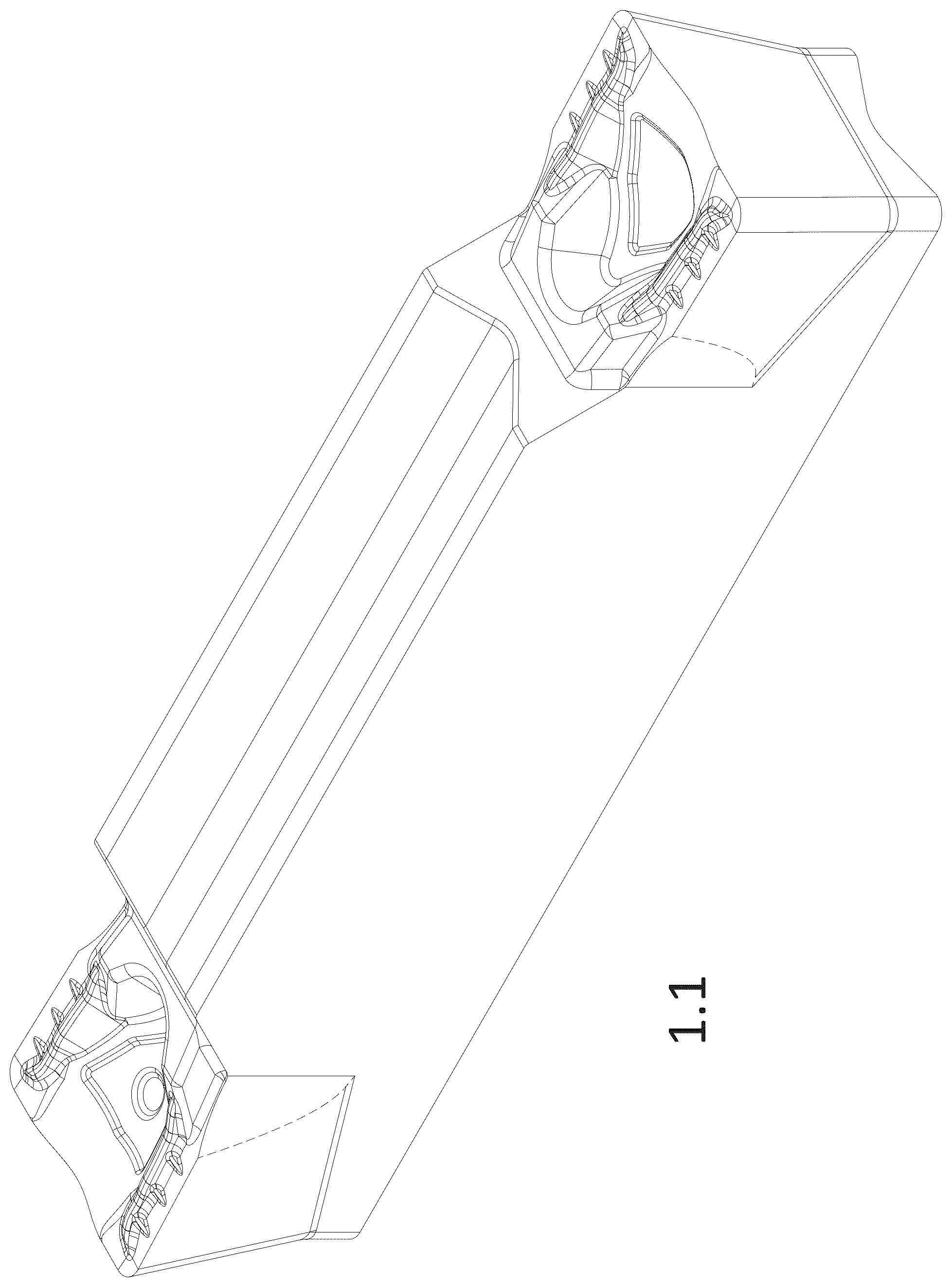 Patent USD1044896 — Cutting insert for machine tools for metalworking — Figure 1