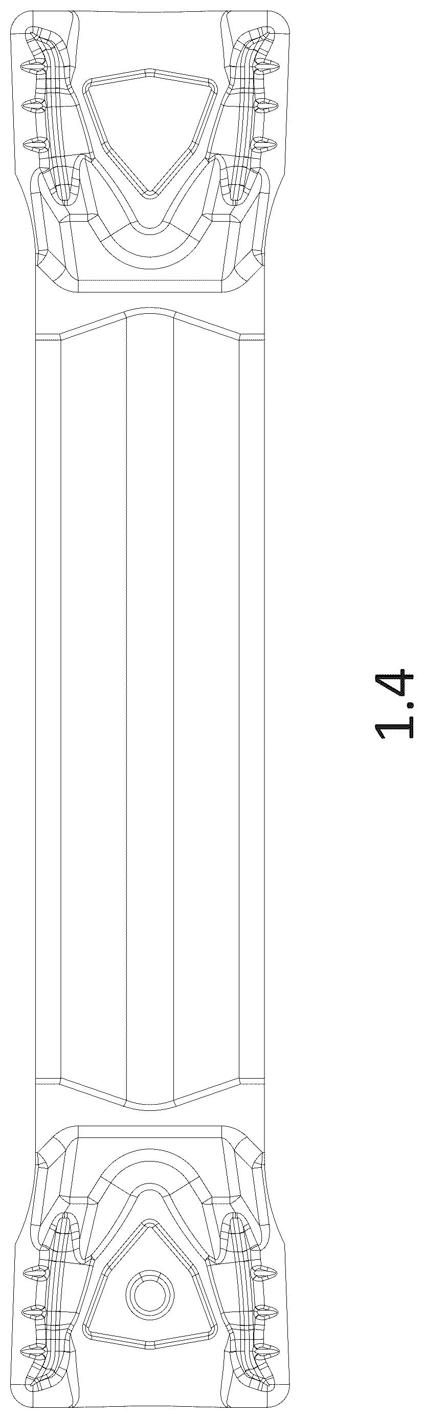 Patent USD1044896 Figure 4 – Cutting insert for machine tools for metalworking
