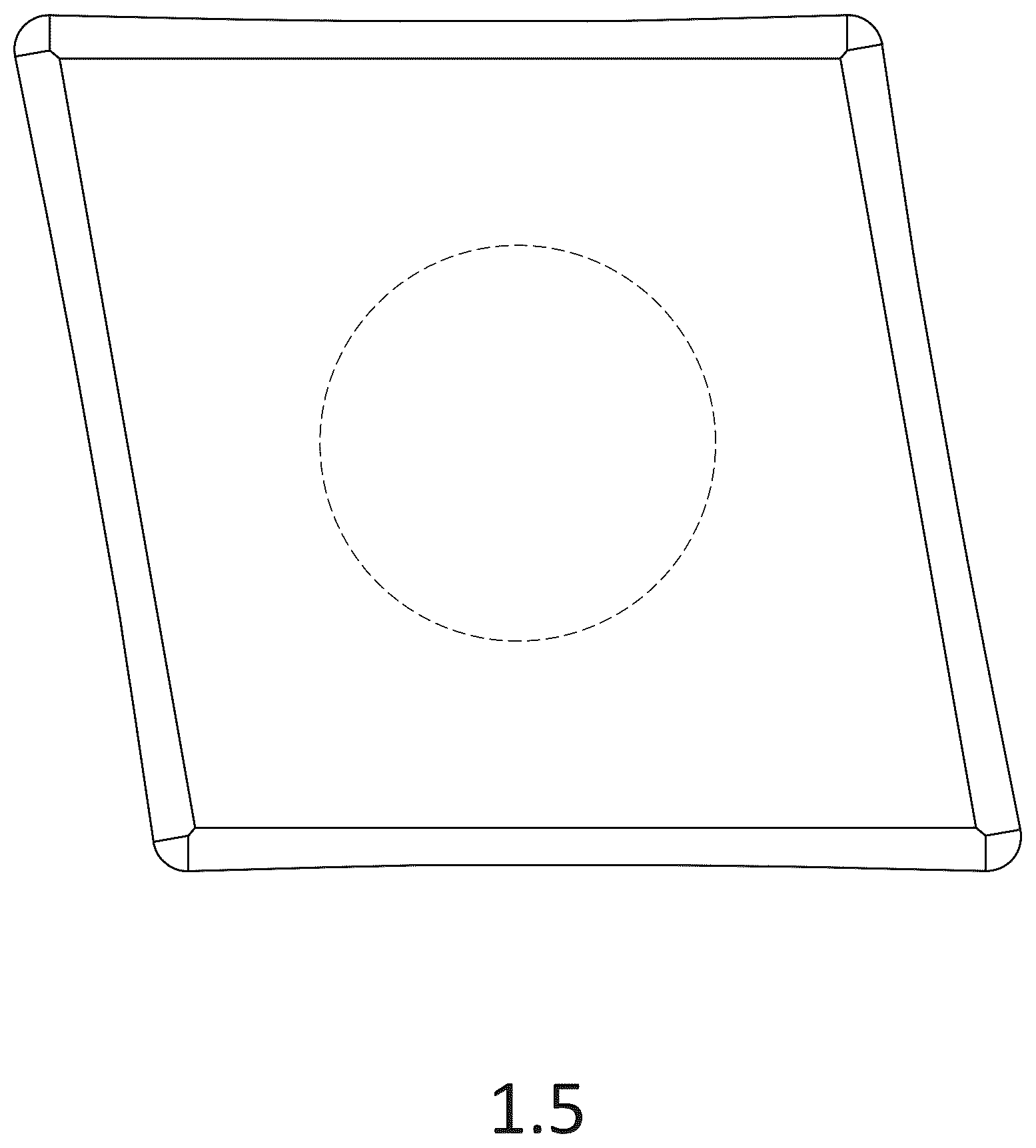 Patent USD1044897 Figure 5 – Cutting insert for machine tools for metalworking