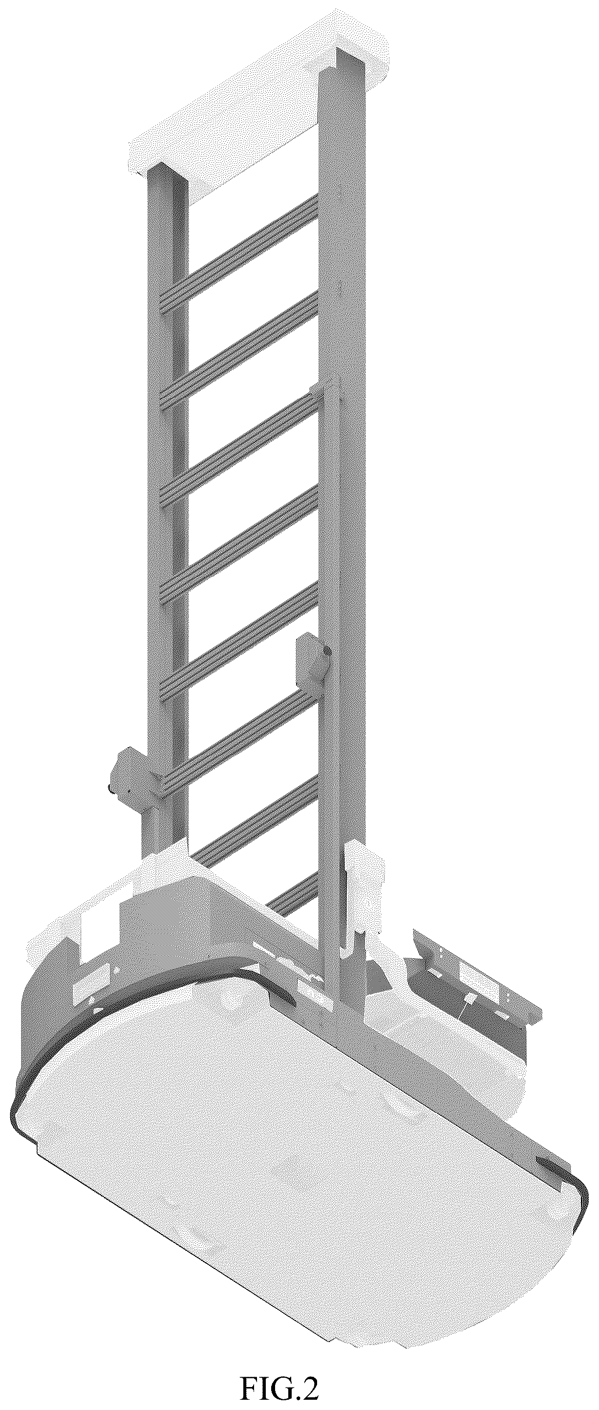 Patent USD1044899 Figure 2 – Storage robot
