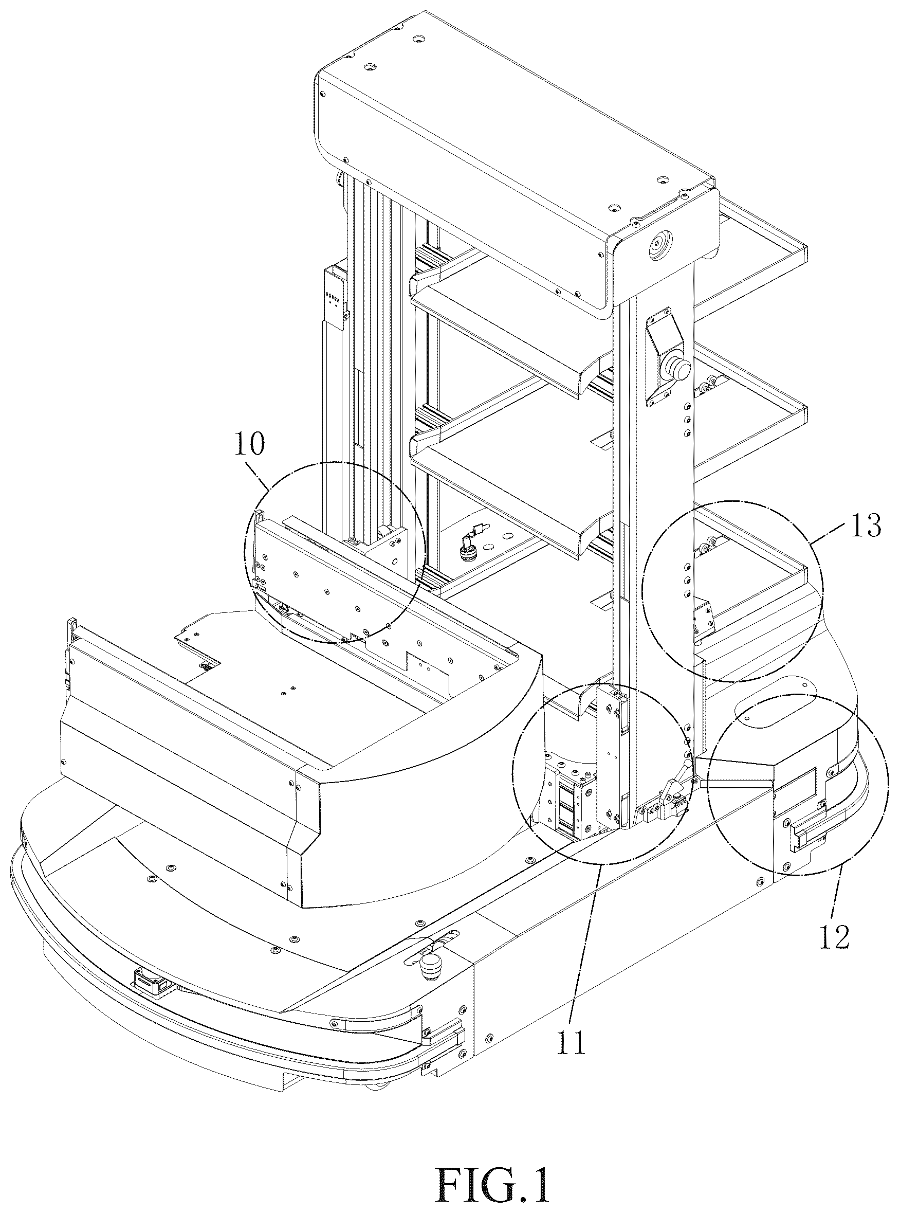 Patent USD1044900 Figure 1 – Warehousing robot