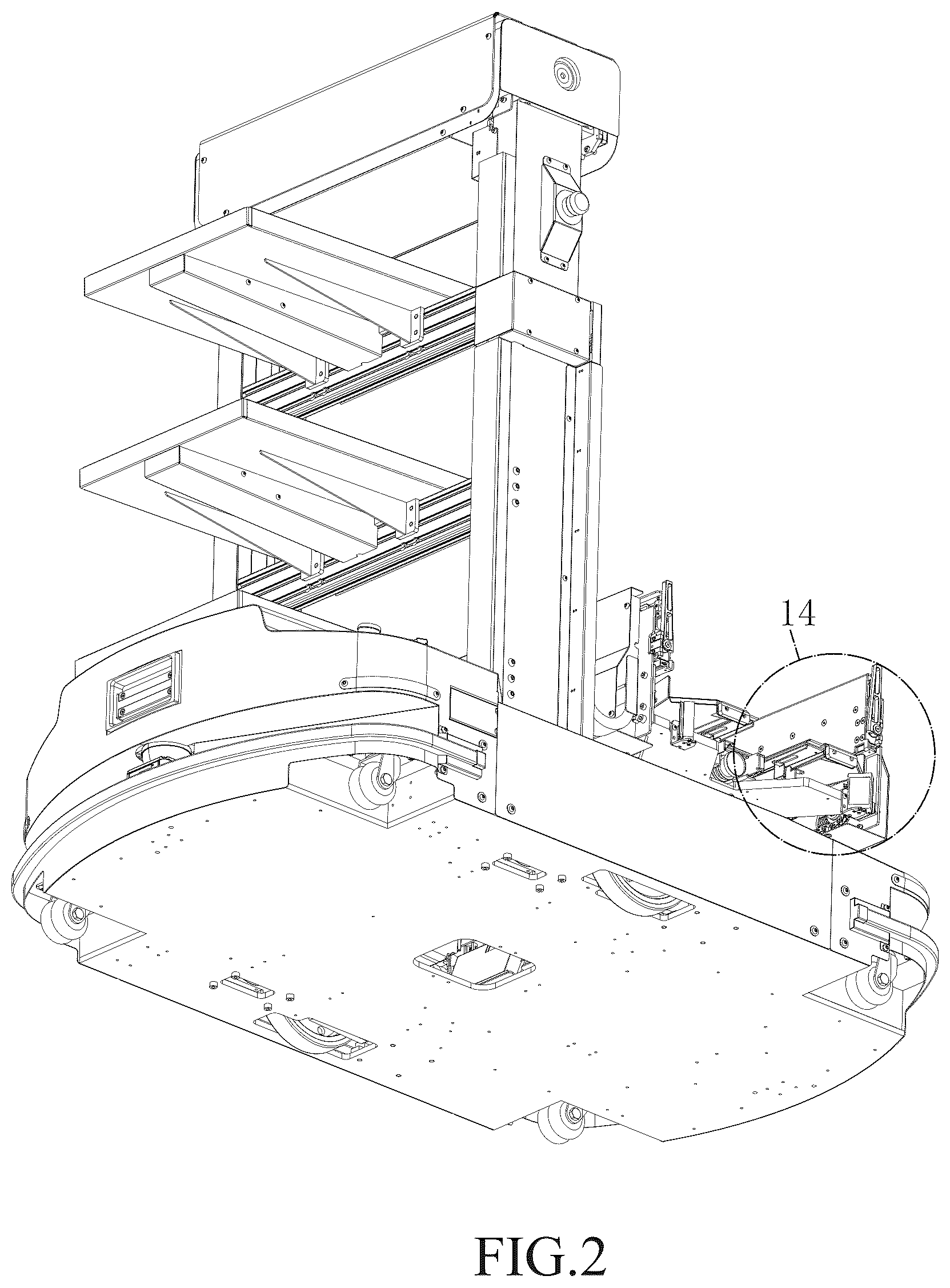 Patent USD1044900 Figure 2 – Warehousing robot