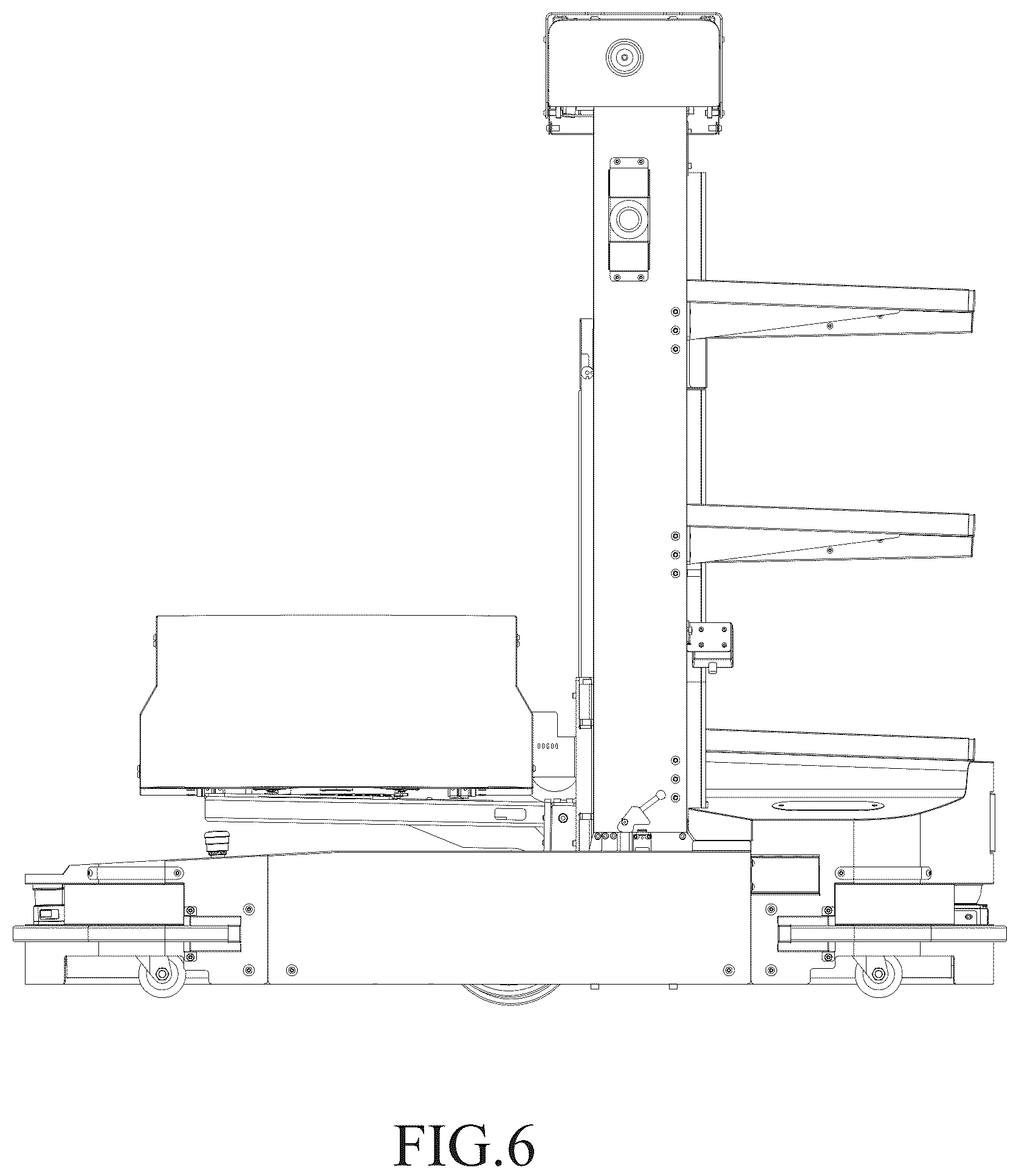 Patent USD1044900 Figure 6 – Warehousing robot