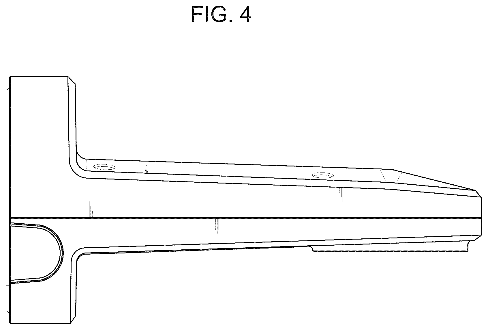 Patent USD1044905 Figure 4 – Holding stand for incorporating surveillance camera