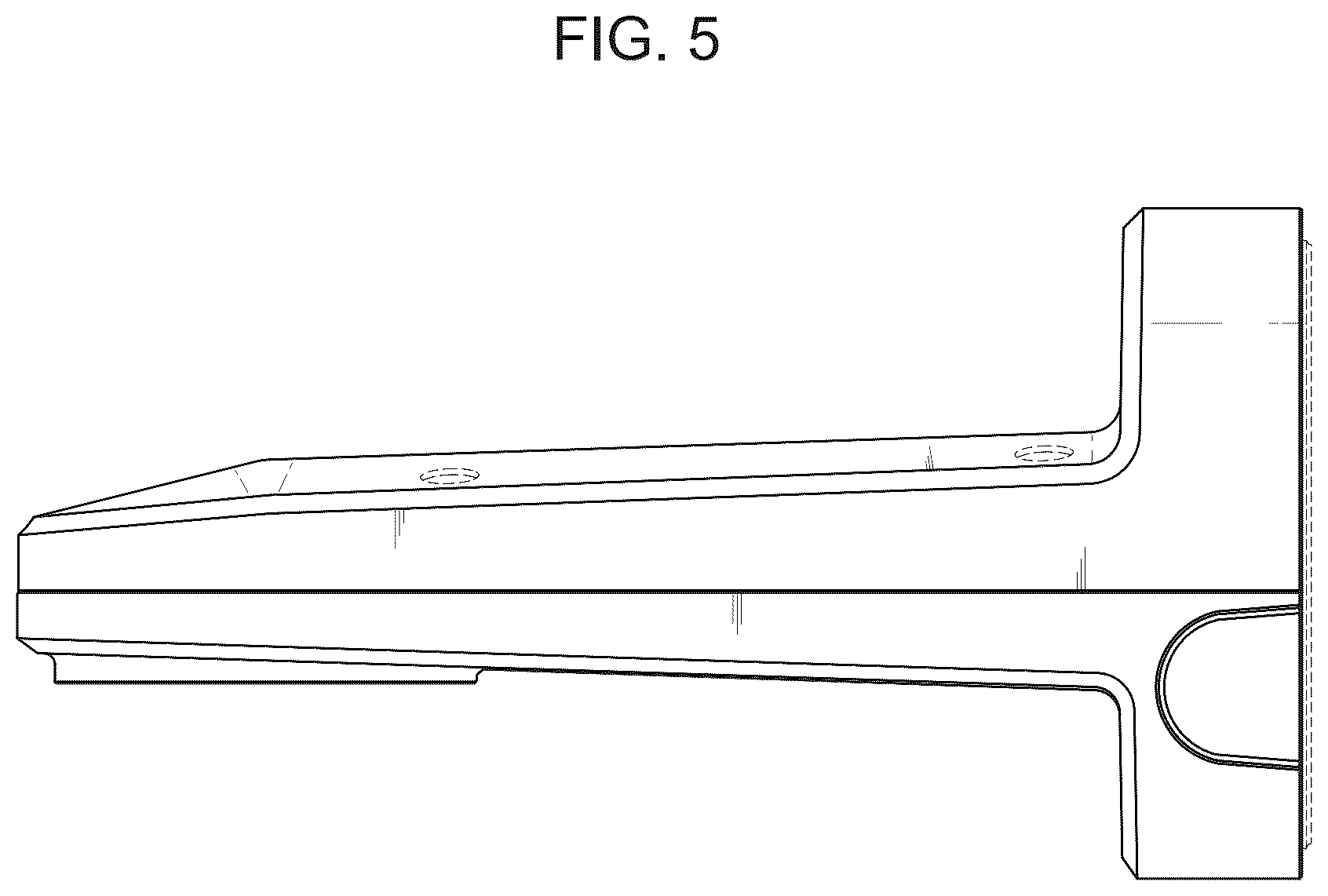 Patent USD1044905 Figure 5 – Holding stand for incorporating surveillance camera