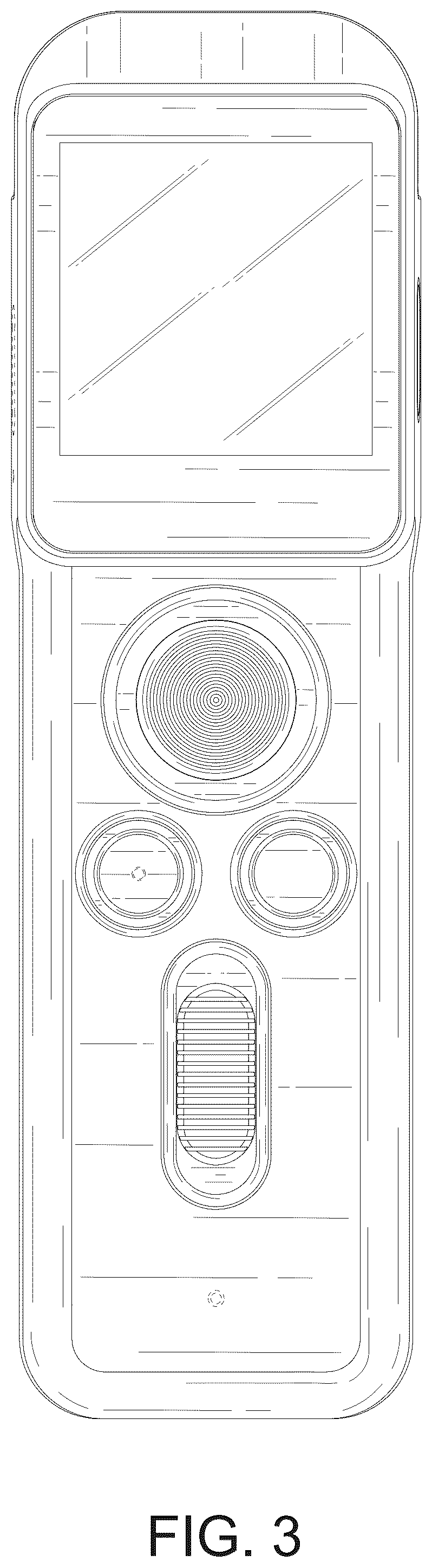 Patent USD1044907 Figure 3 – Camera grip