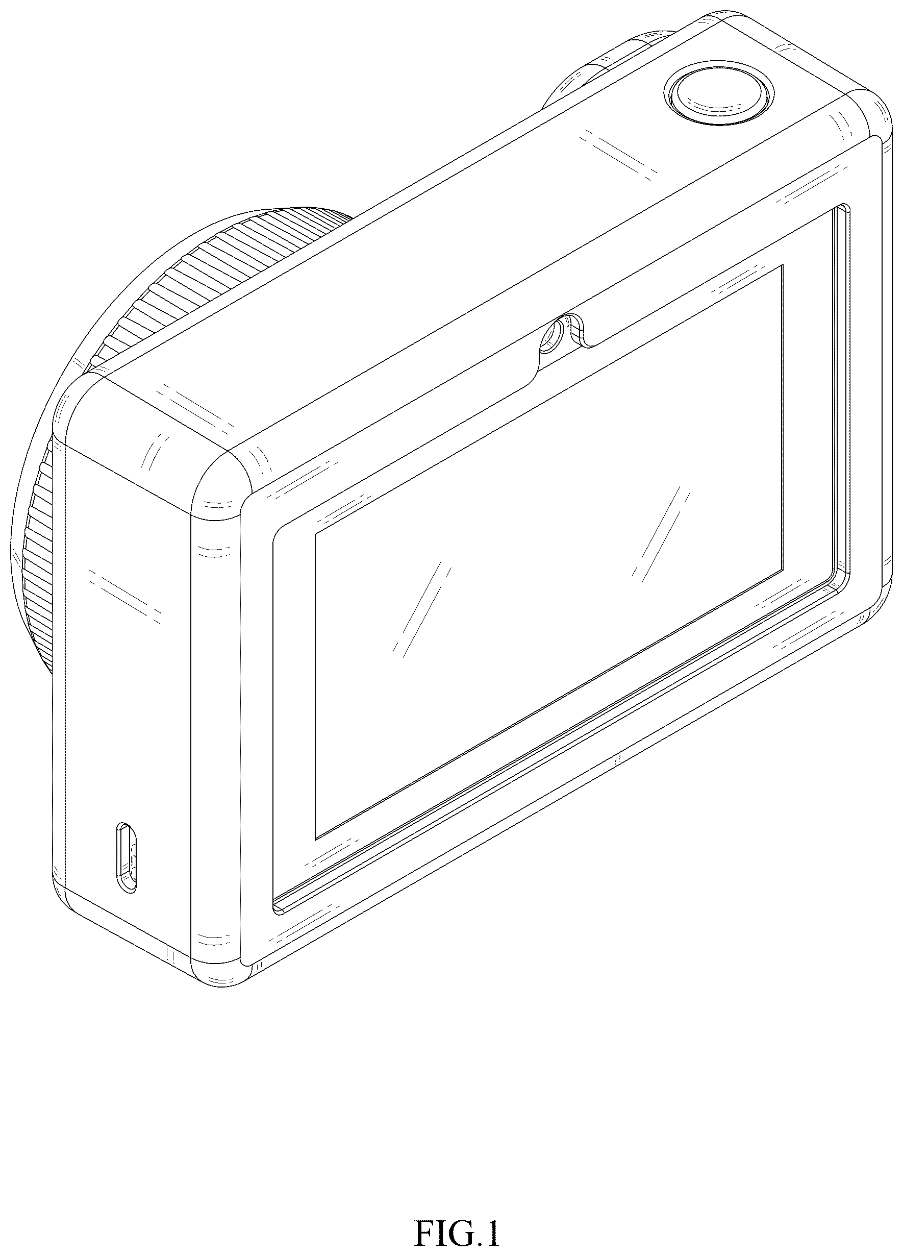 Patent USD1044909 Figure 1 – Camera