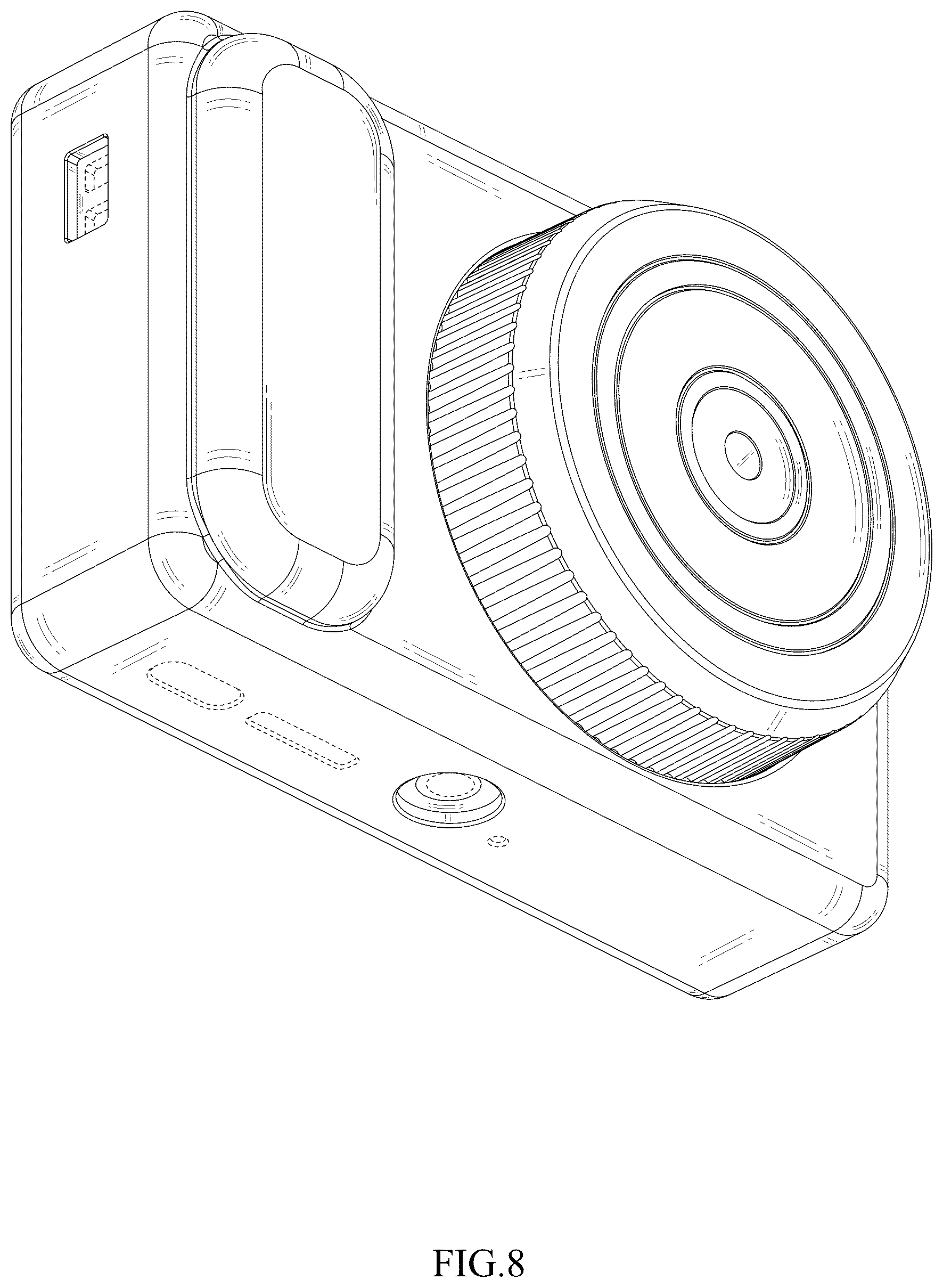 Patent USD1044909 Figure 8 – Camera