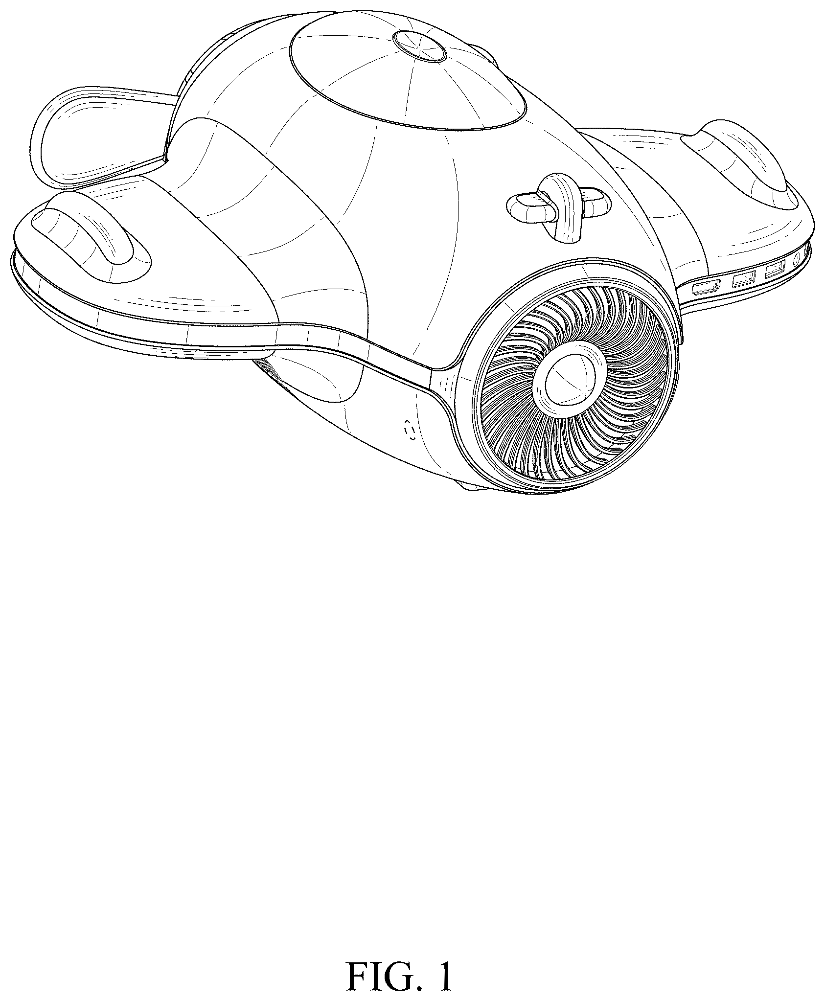 Patent USD1044910 Figure 1 – Projector