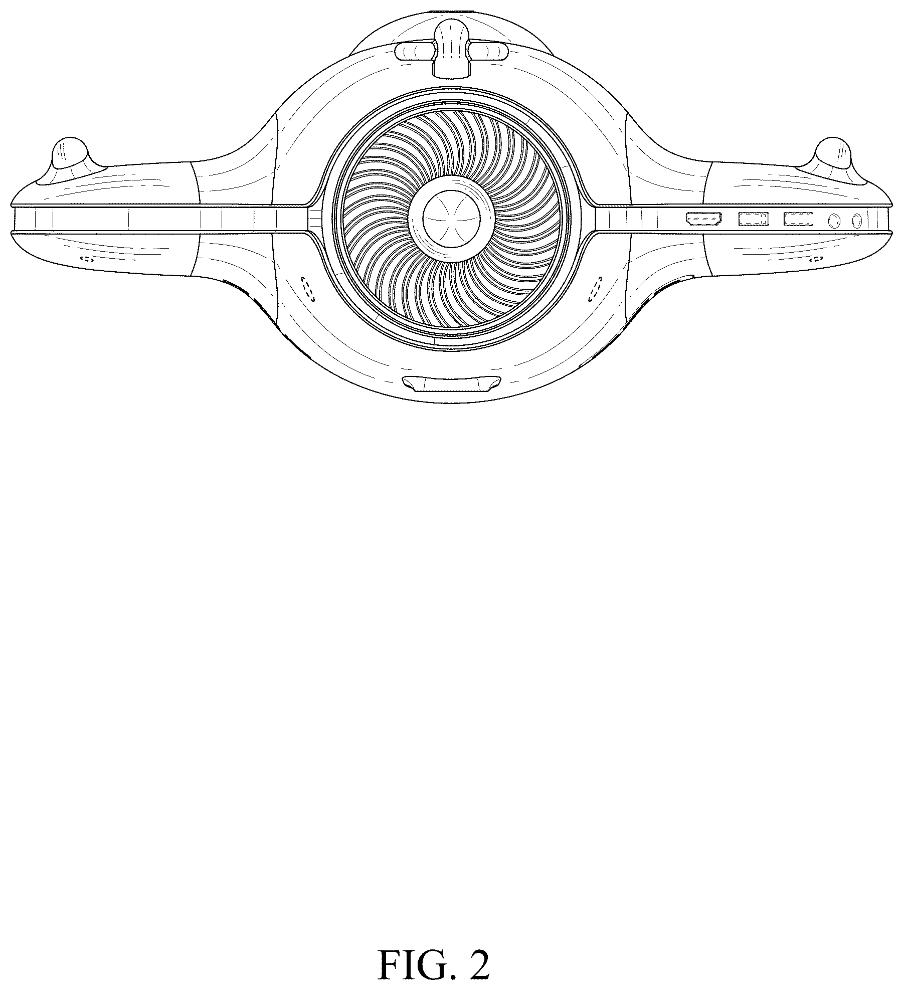 Patent USD1044910 Figure 2 – Projector