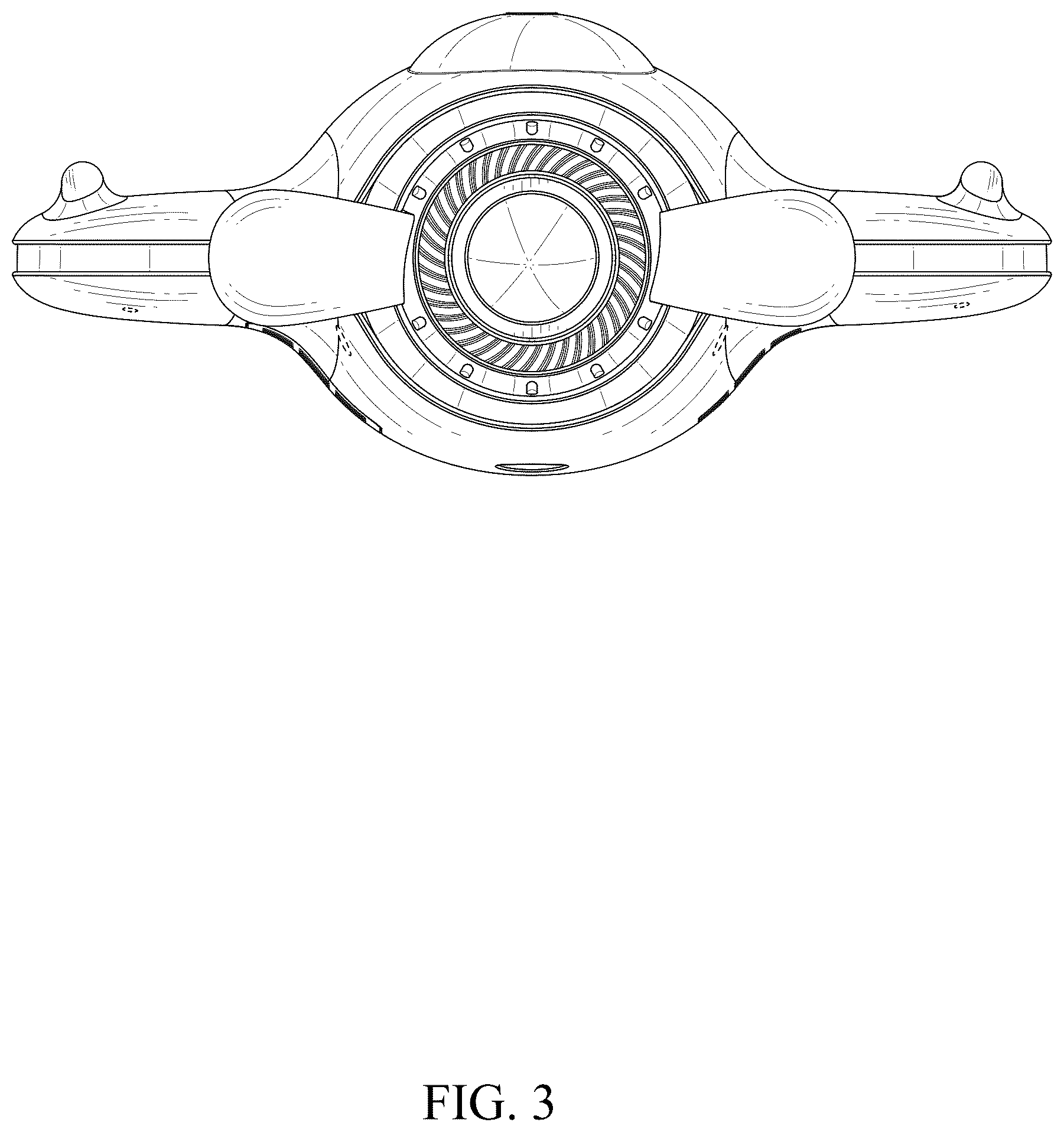 Patent USD1044910 Figure 3 – Projector