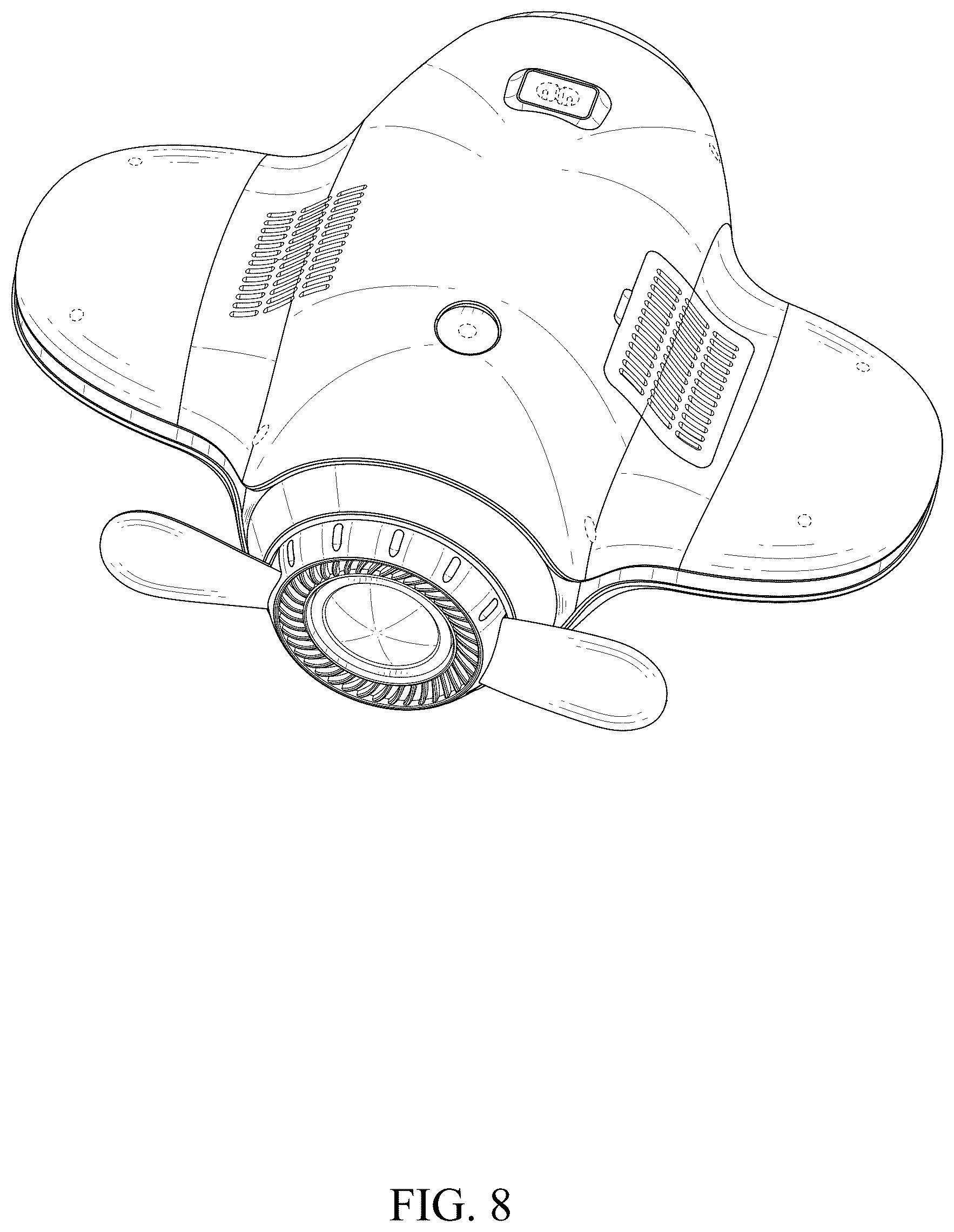 Patent USD1044910 Figure 8 – Projector