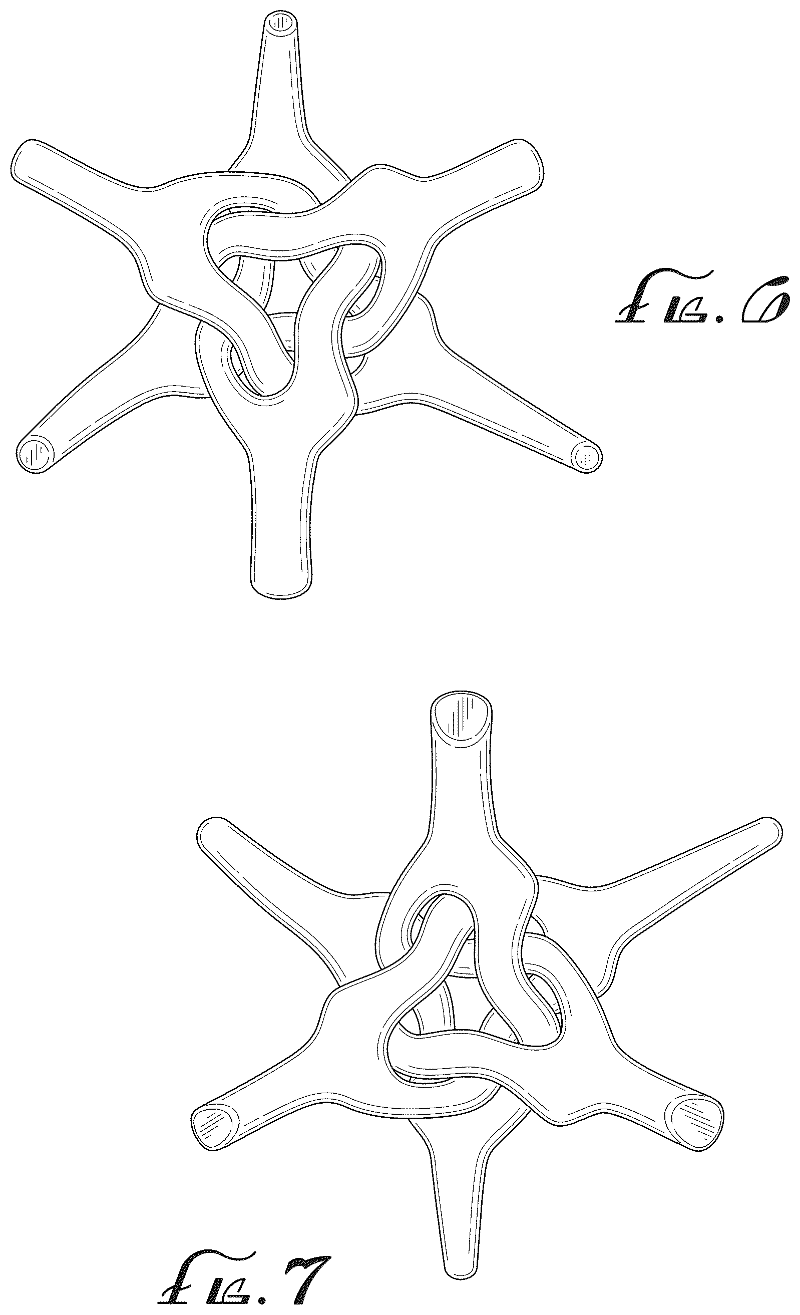 Patent USD1044913 Figure 4 – Intertwined tripod stand