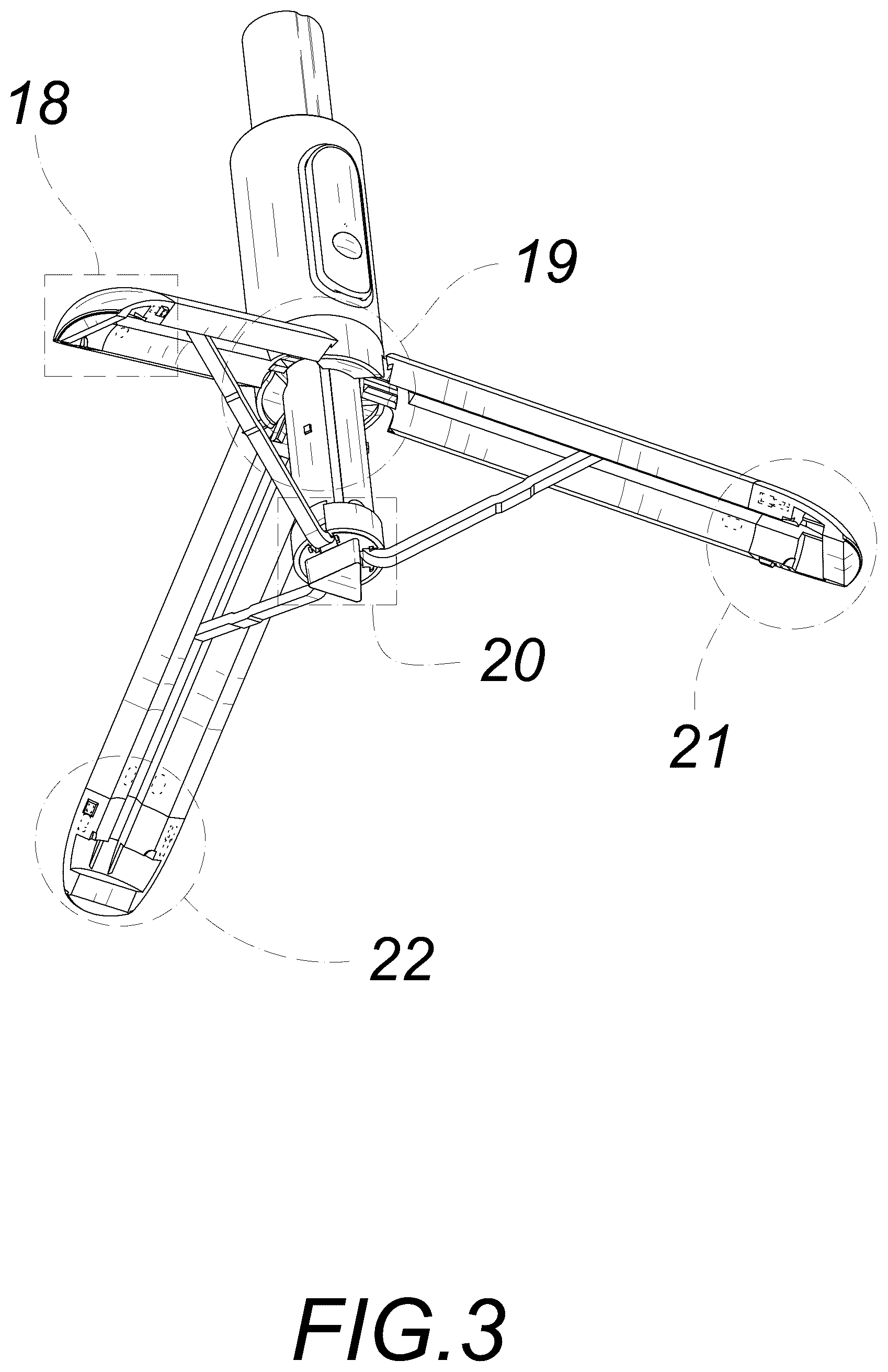 Patent USD1044914 Figure 3 – Phone tripod