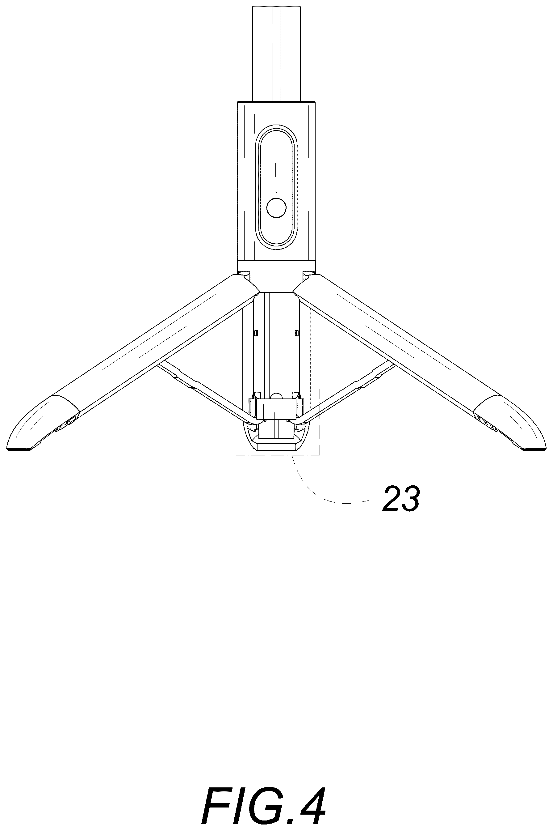 Patent USD1044914 Figure 4 – Phone tripod