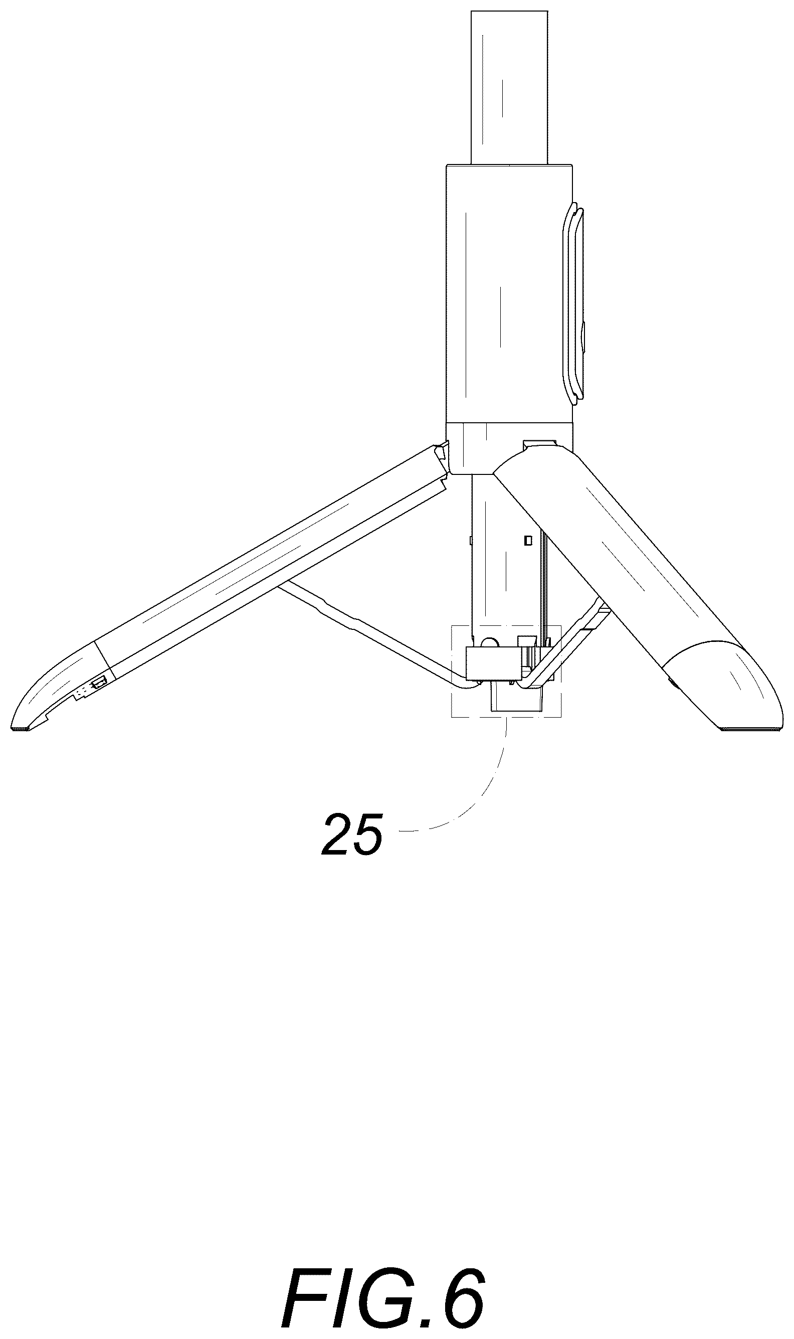 Patent USD1044914 Figure 6 – Phone tripod
