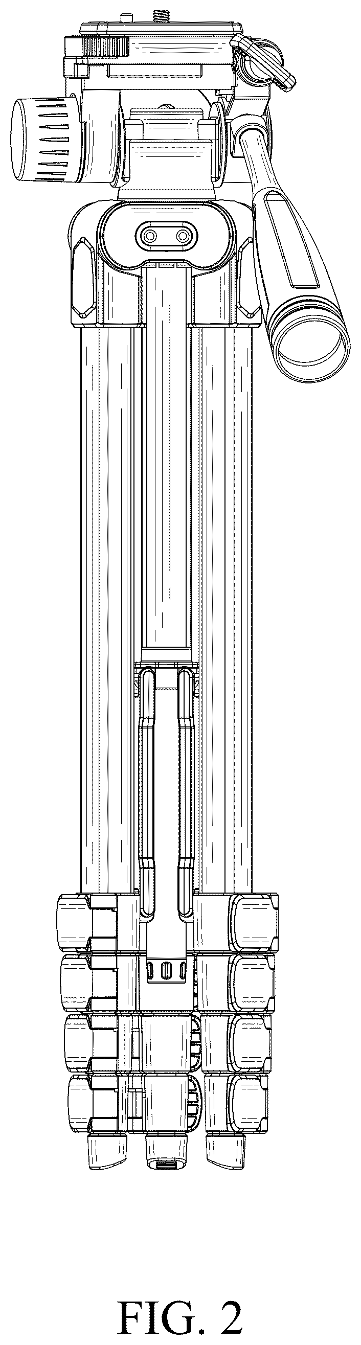 Patent USD1044915 Figure 2 – Tripod