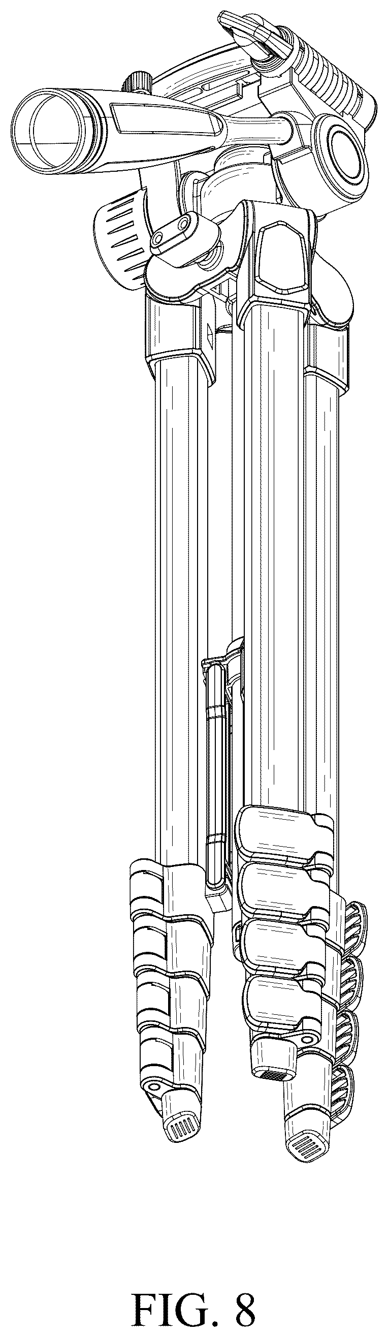 Patent USD1044915 Figure 8 – Tripod