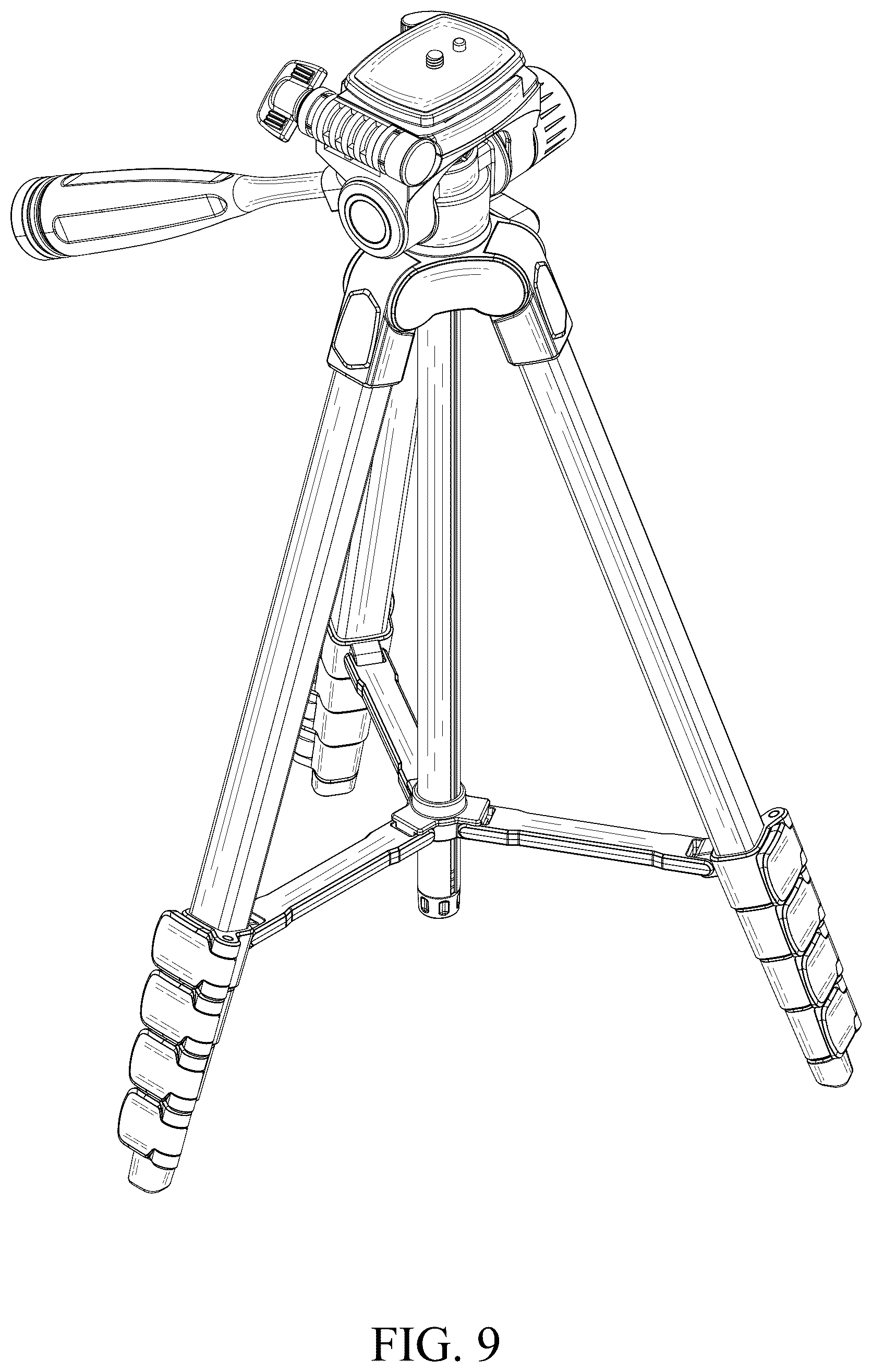 Patent USD1044915 Figure 9 – Tripod