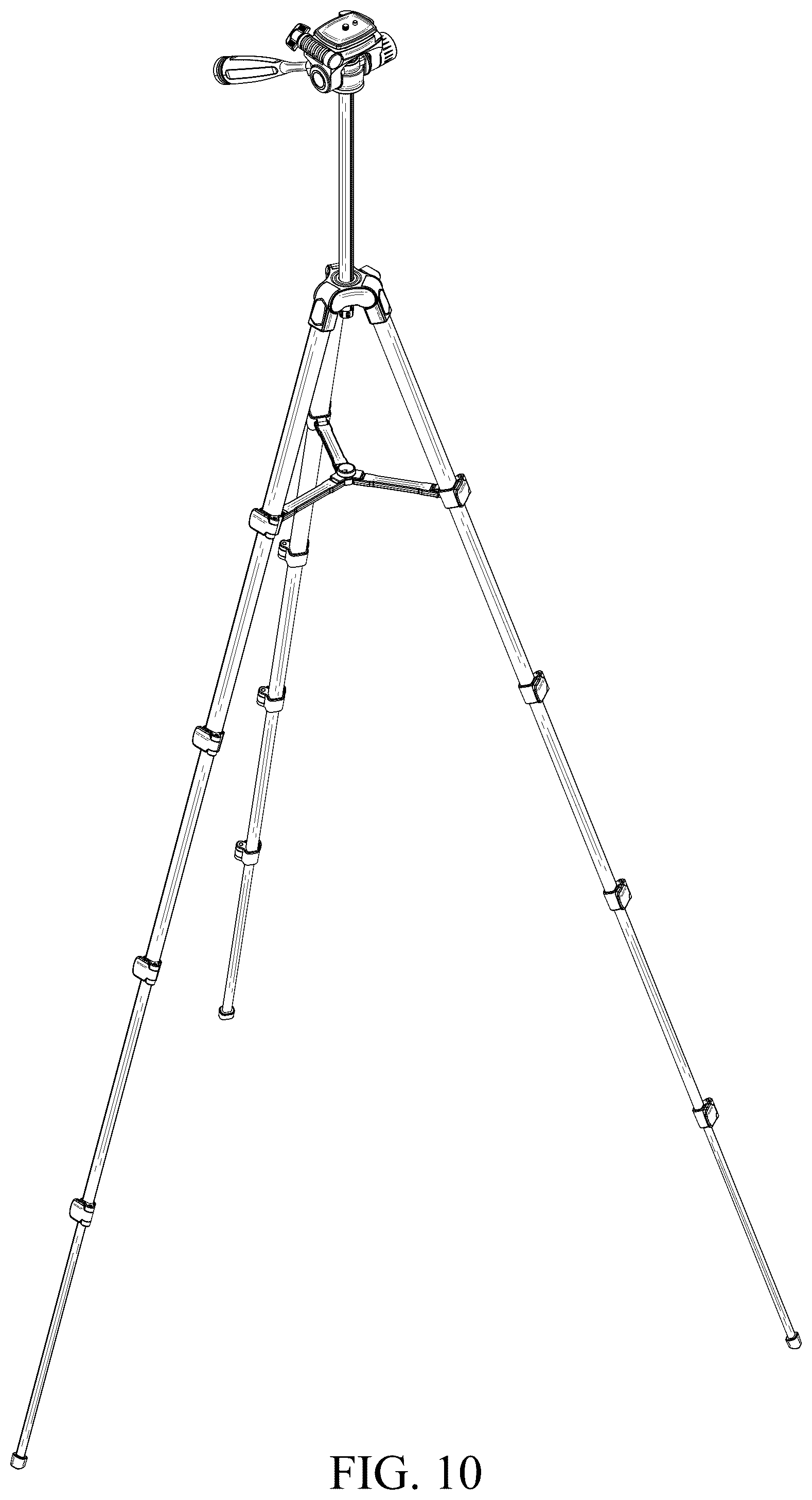 Patent USD1044915 Figure 10 – Tripod
