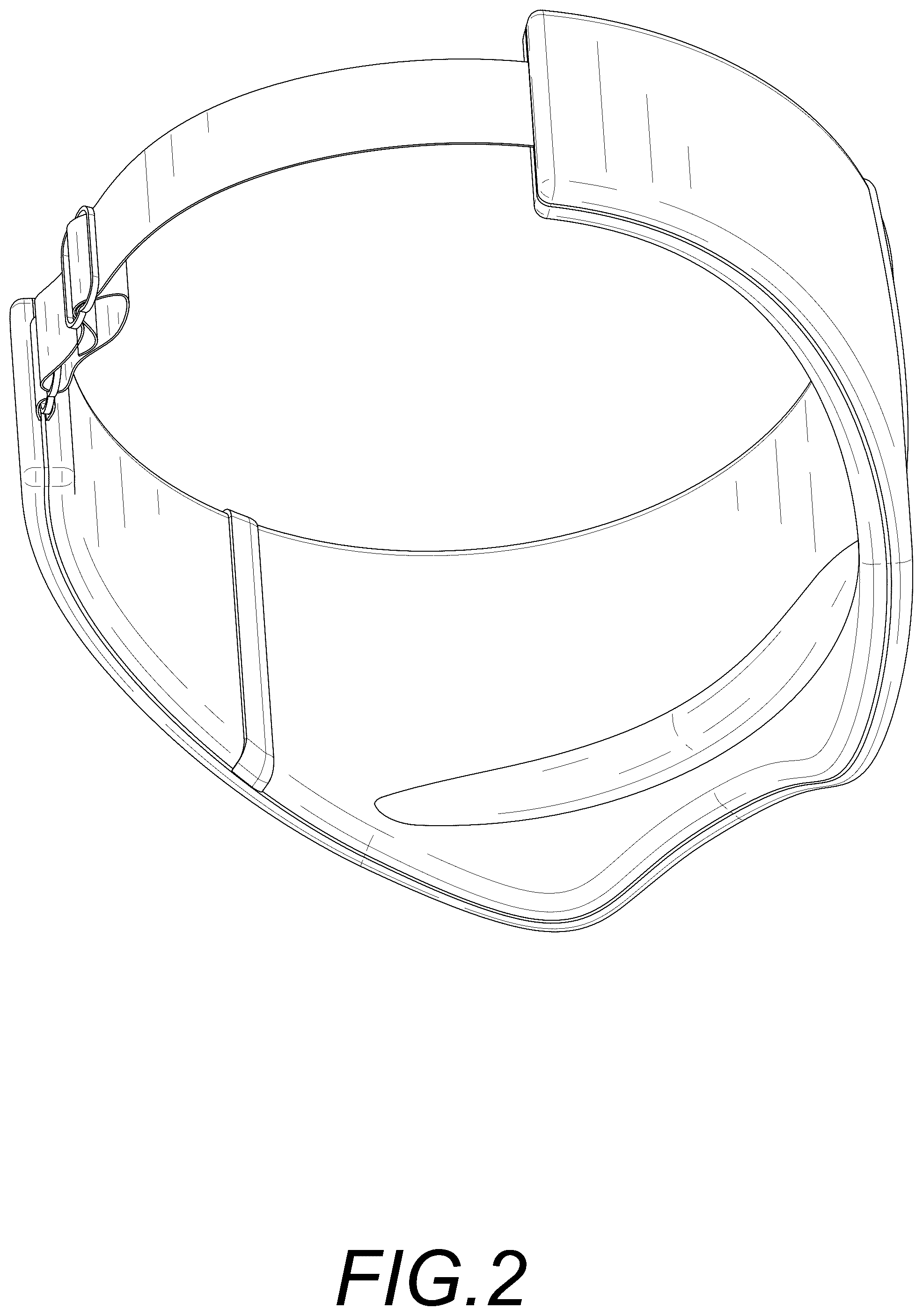 Patent USD1044916 Figure 2 – Sleep mask
