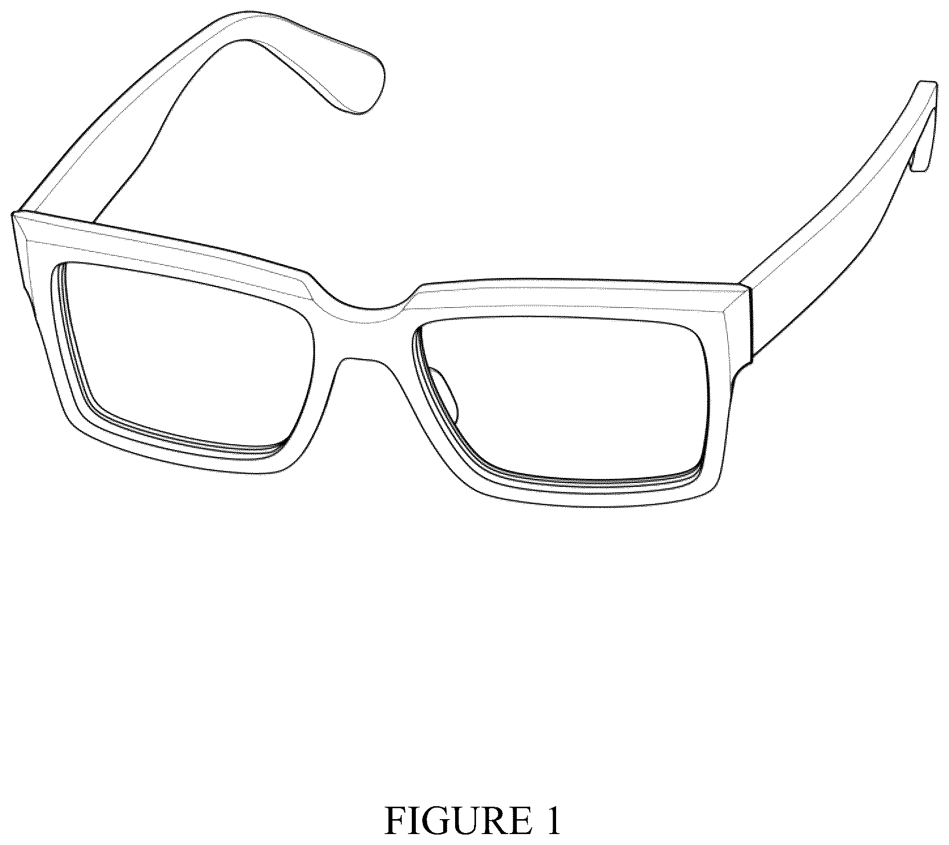 Patent USD1044918 Figure 1 – Glasses