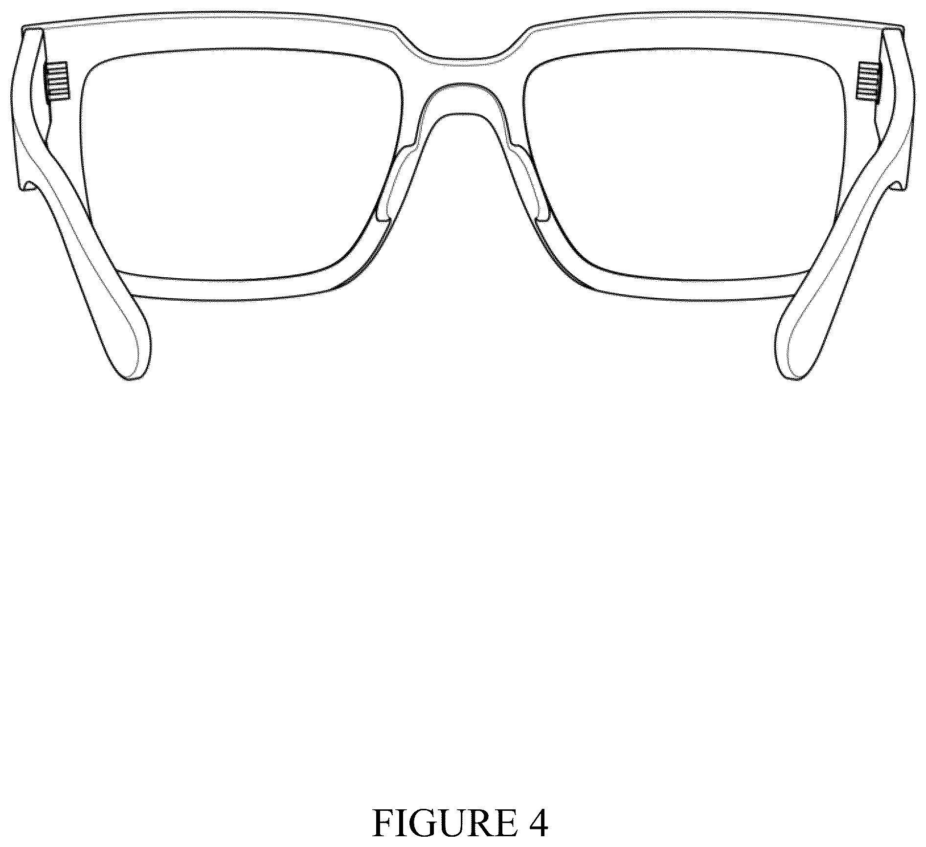 Patent USD1044918 Figure 4 – Glasses