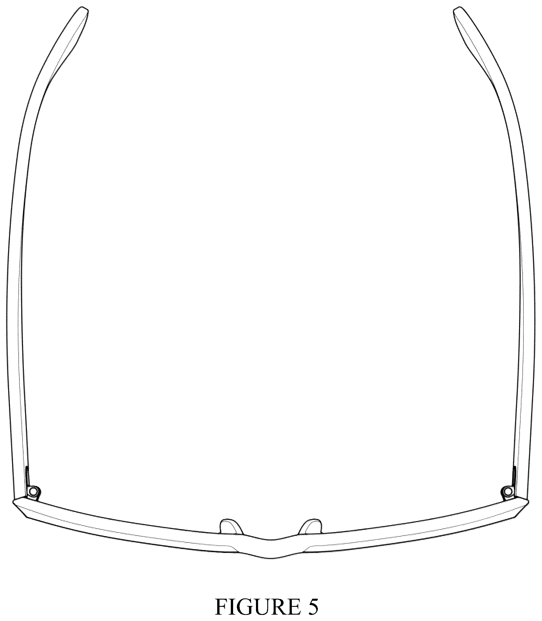 Patent USD1044918 Figure 5 – Glasses
