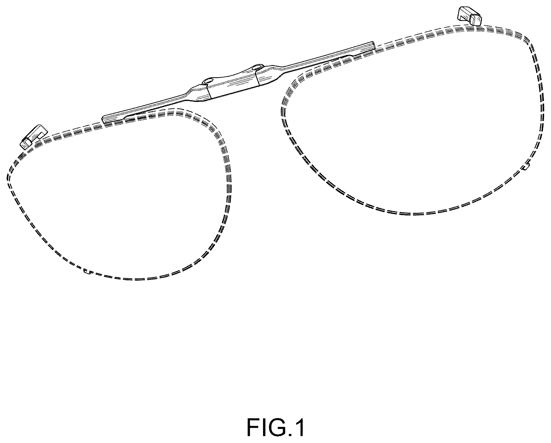 Patent USD1044919 Figure 1 – Spectacles