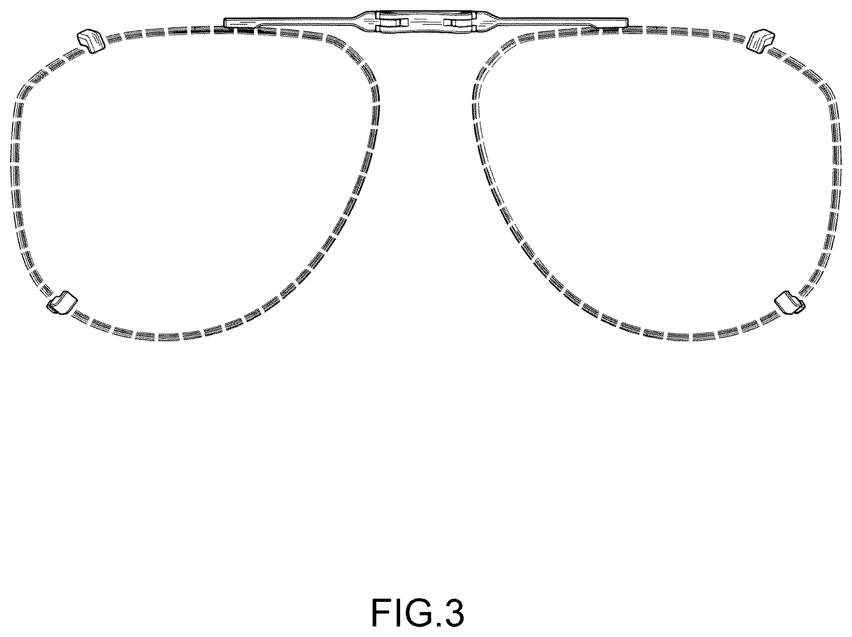 Patent USD1044919 Figure 3 – Spectacles