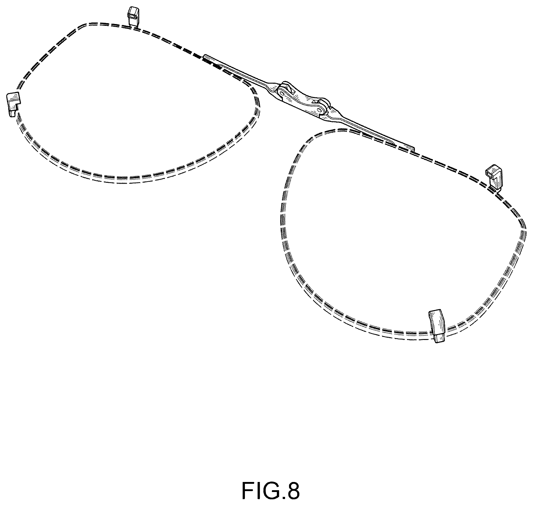 Patent USD1044919 Figure 8 – Spectacles