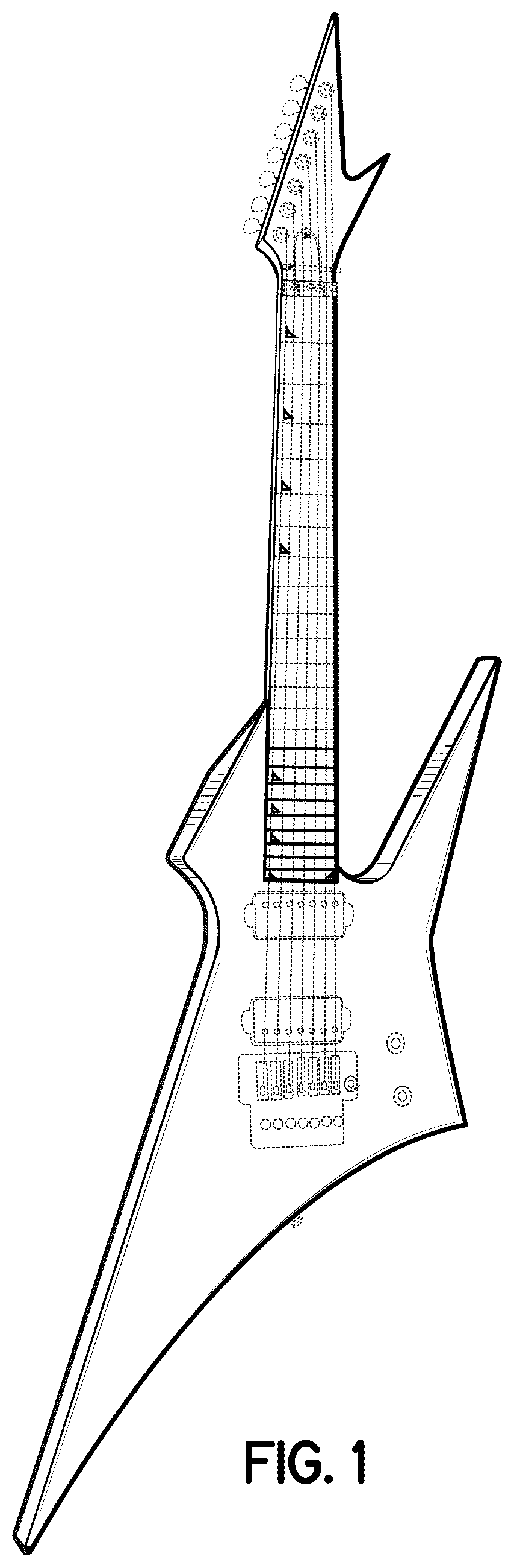 Patent USD1044921 Figure 1 – Guitar