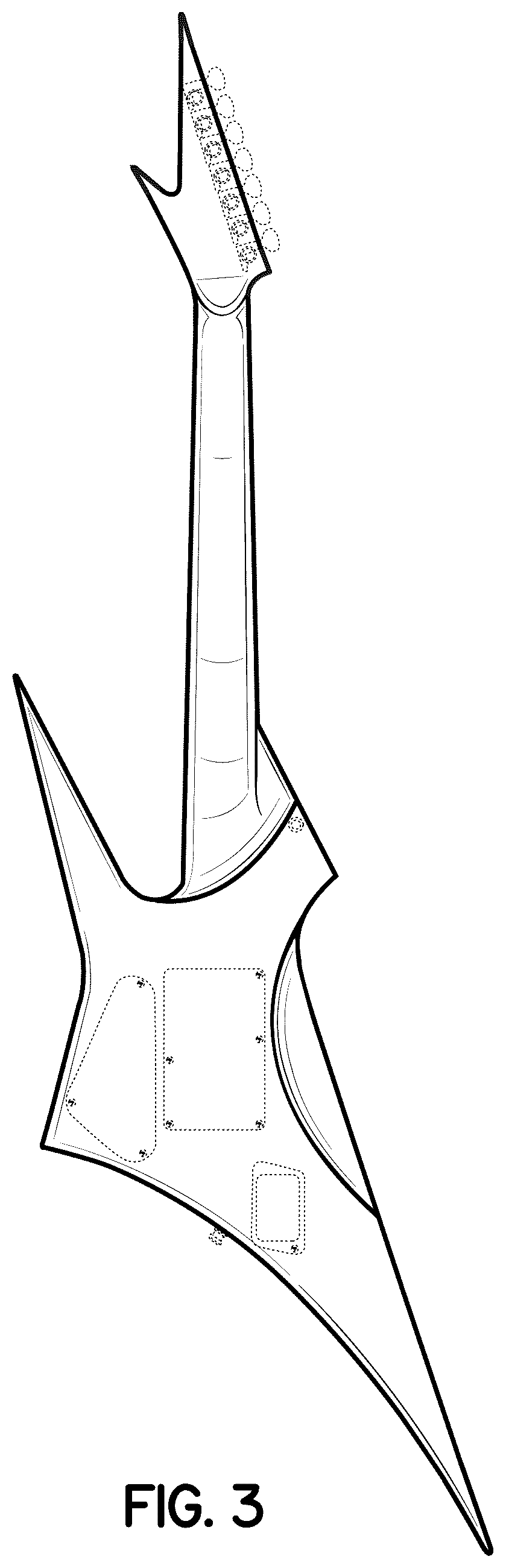 Patent USD1044921 Figure 3 – Guitar