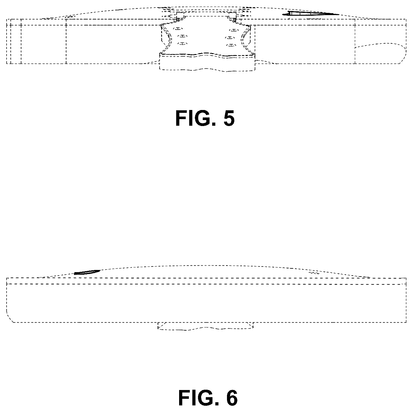 Patent USD1044922 Figure 4 – Soundhole for semi-acoustic electric guitar