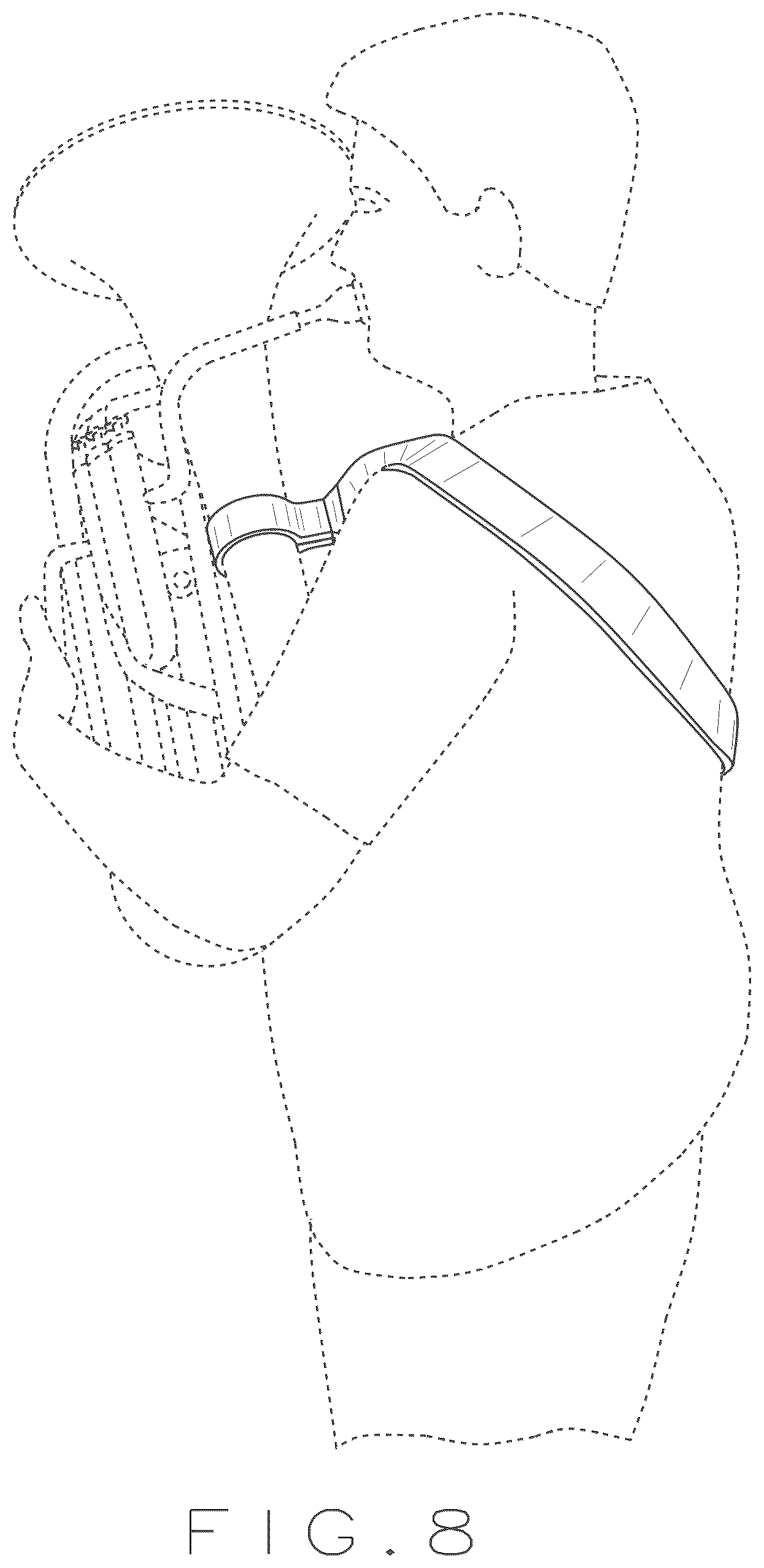Patent USD1044923 Figure 5 – Harness for euphonium musical instrument