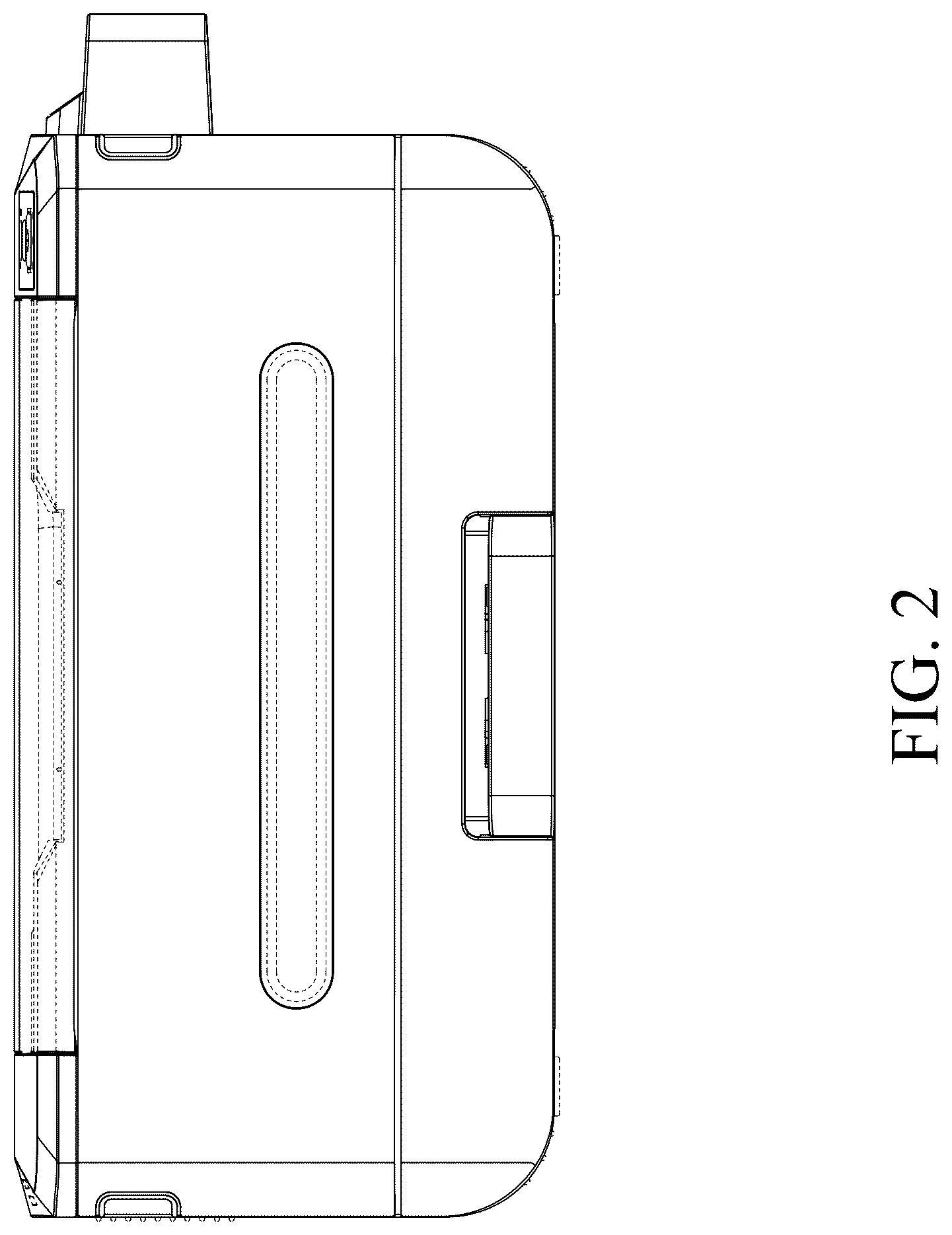 Patent USD1044933 Figure 2 – Multi-function printer