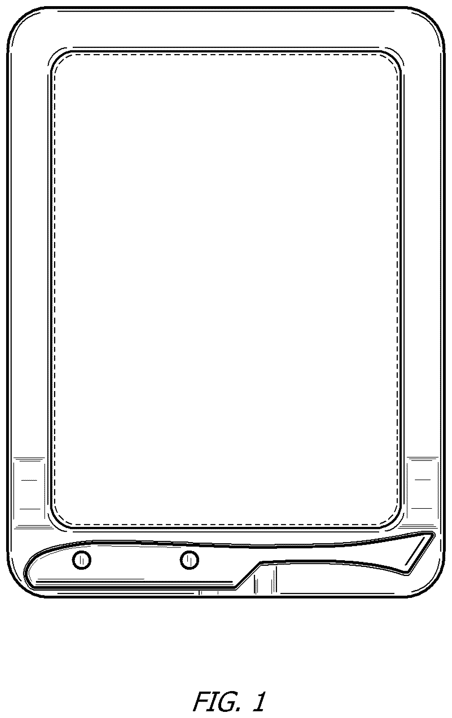 Patent USD1044939 — Gel board with inset stylus — Figure 1