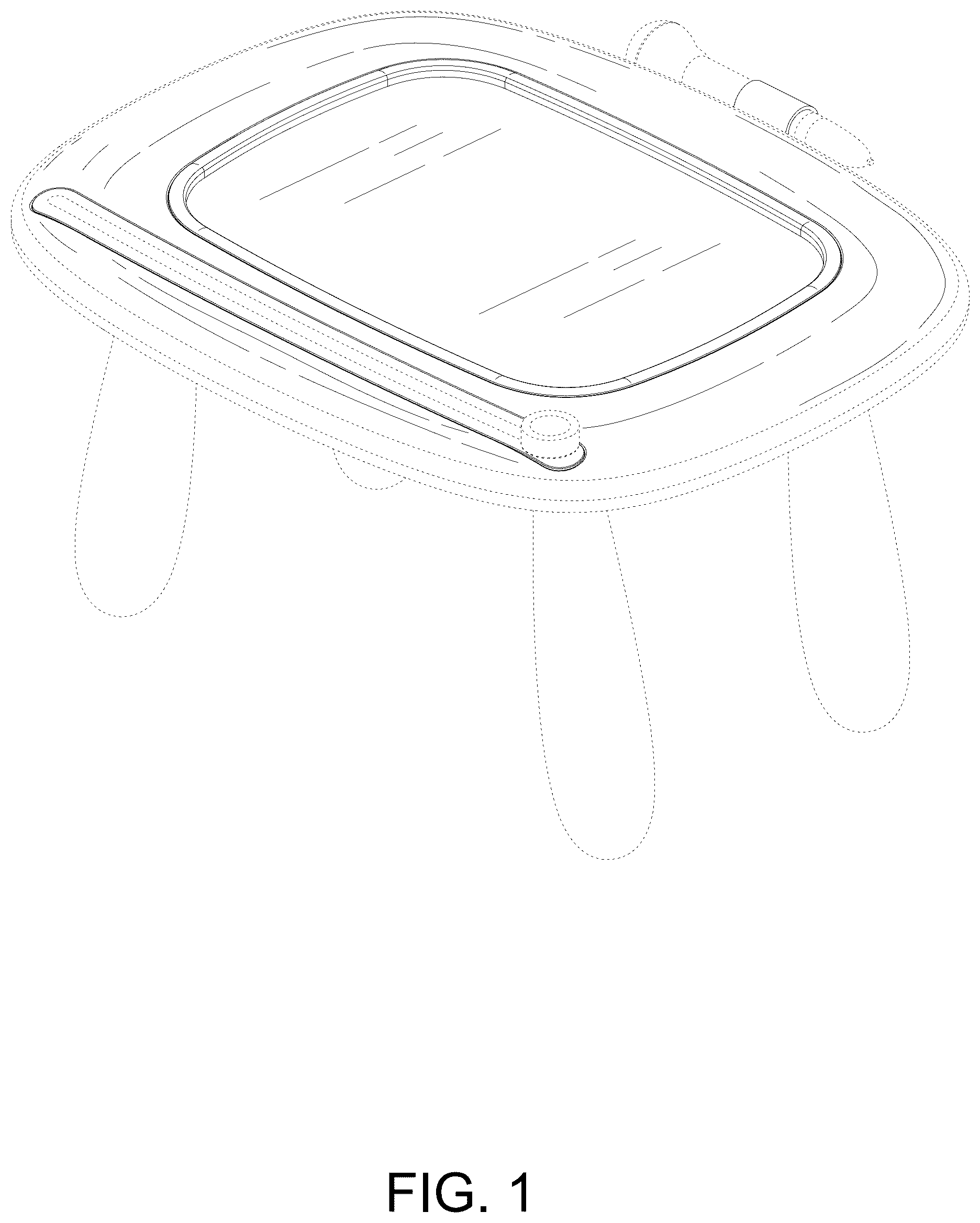 Patent USD1044940 Figure 1 – Writing tablet