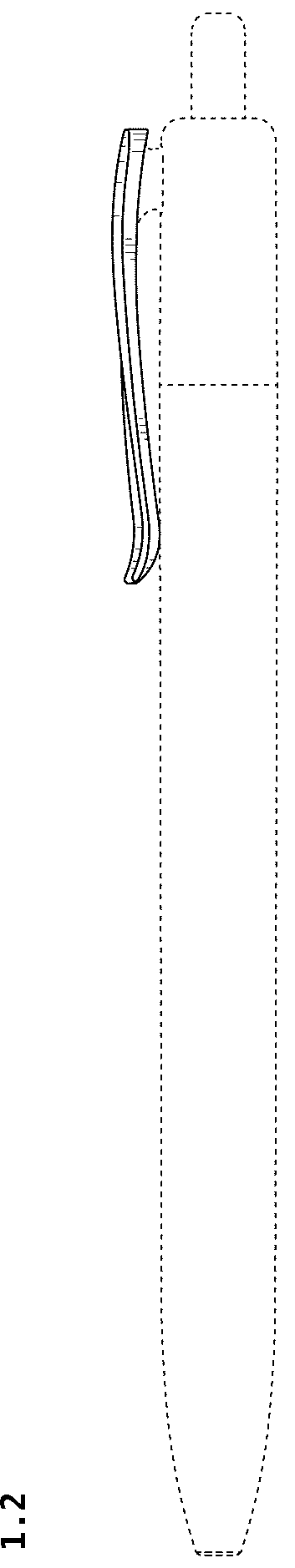 Patent USD1044943 Figure 2 – Pen
