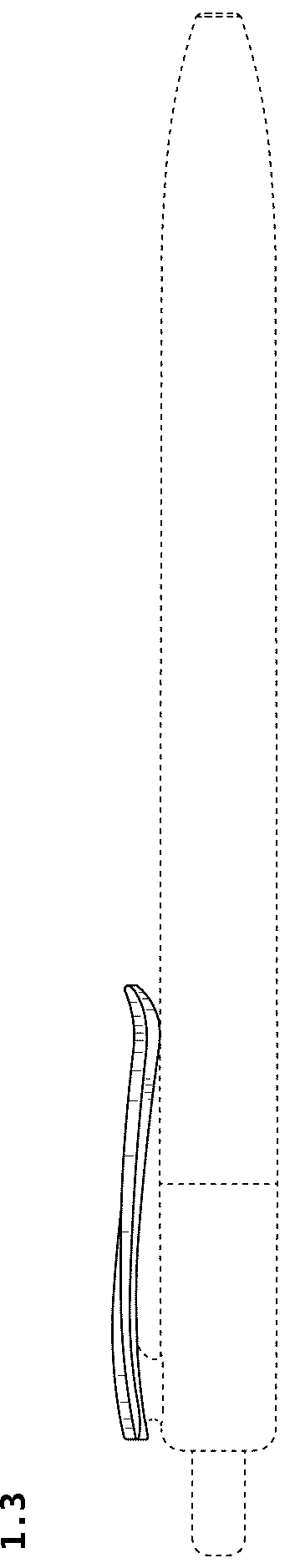 Patent USD1044943 Figure 3 – Pen