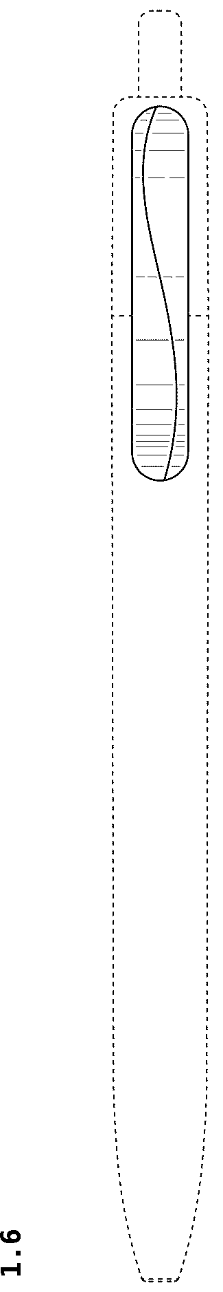 Patent USD1044943 Figure 6 – Pen
