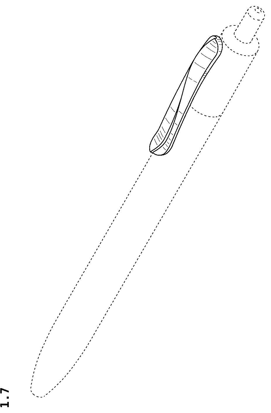 Patent USD1044943 Figure 7 – Pen